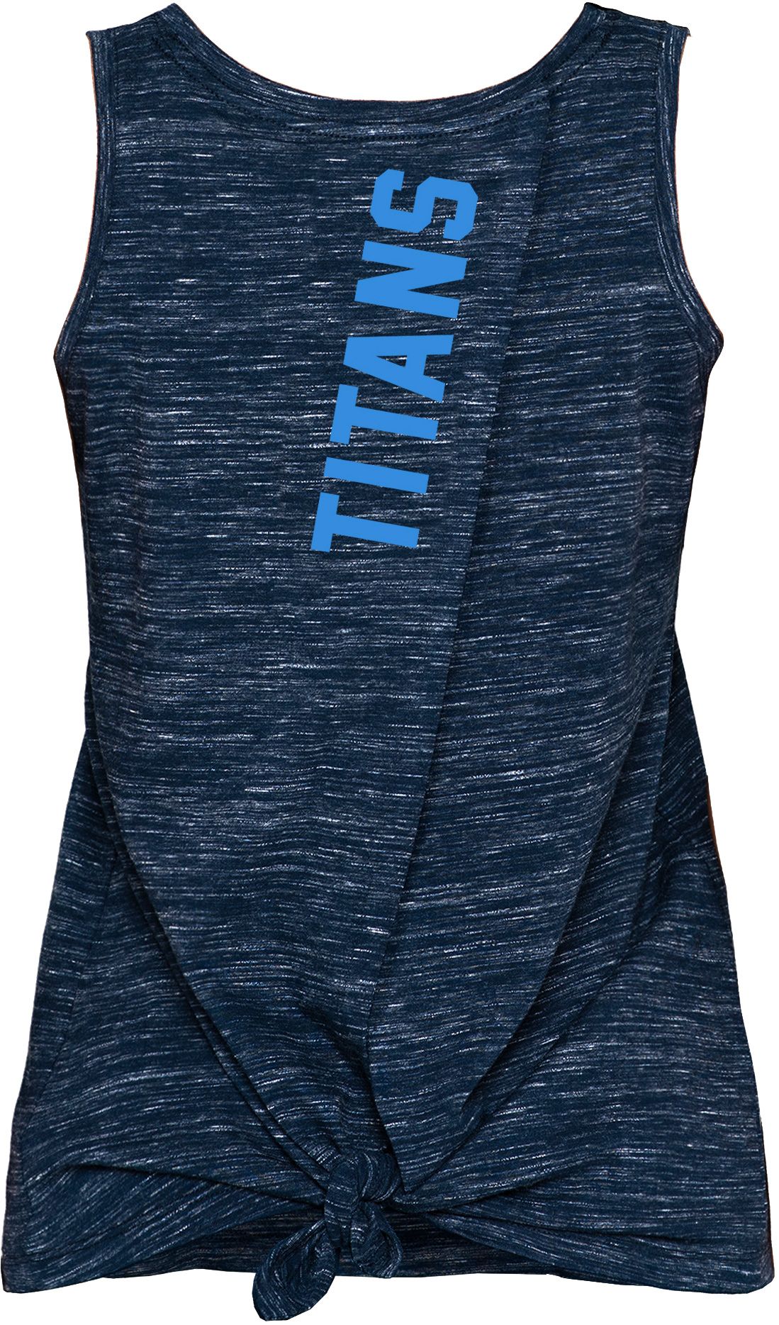 New Era Women's Tennessee Titans Splitback NAVY Tank Top product image