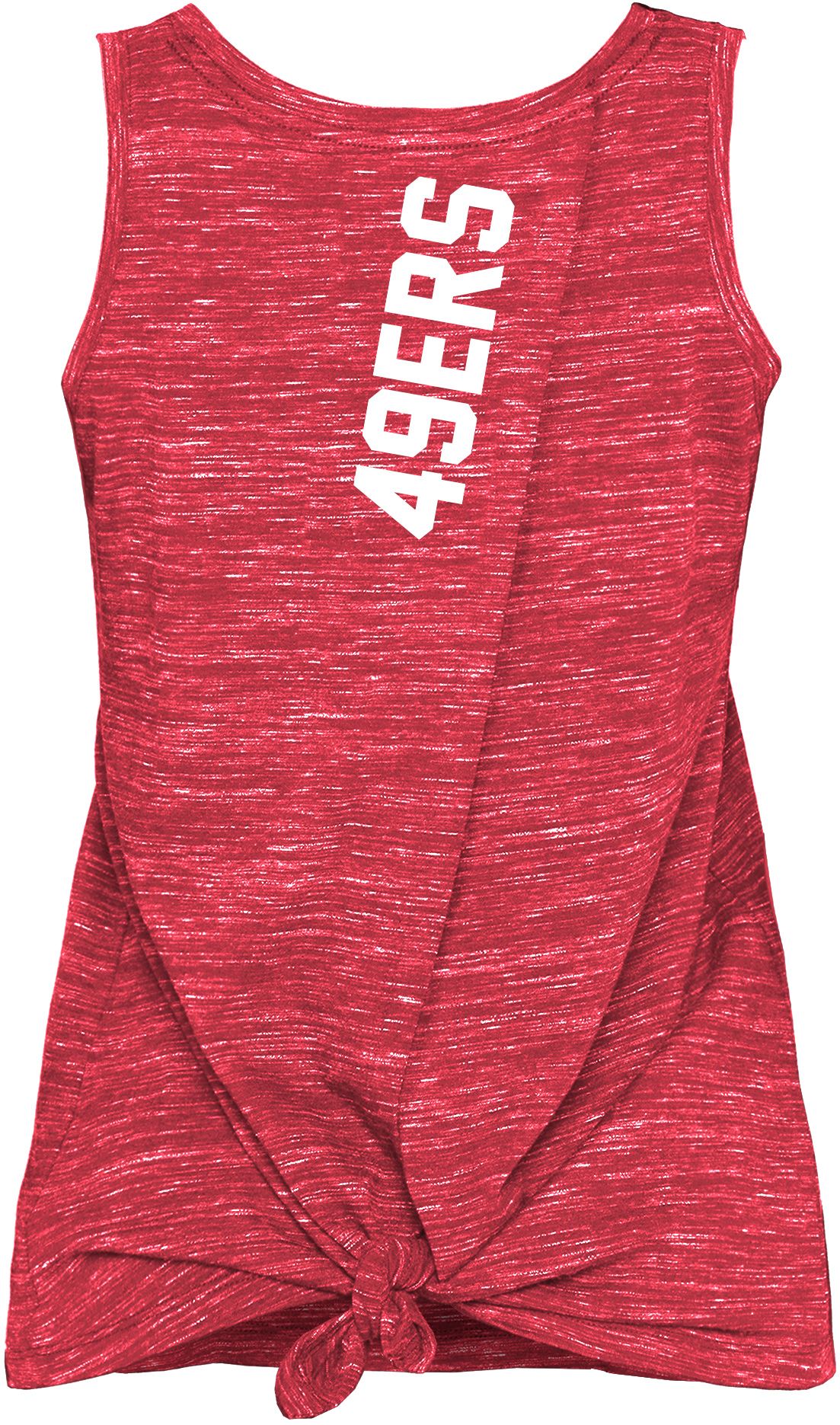 New Era Women's San Francisco 49ers Splitback Red Tank Top product image
