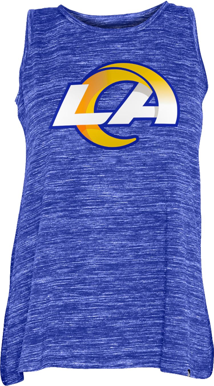 New Era Women's Los Angeles Rams Splitback Blue Tank Top product image