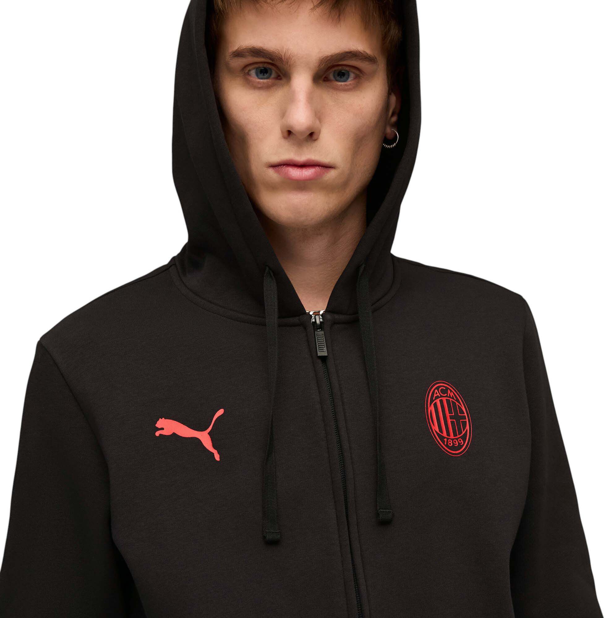 PUMA Men's AC Milan Home Black Logo Training Jacket product image
