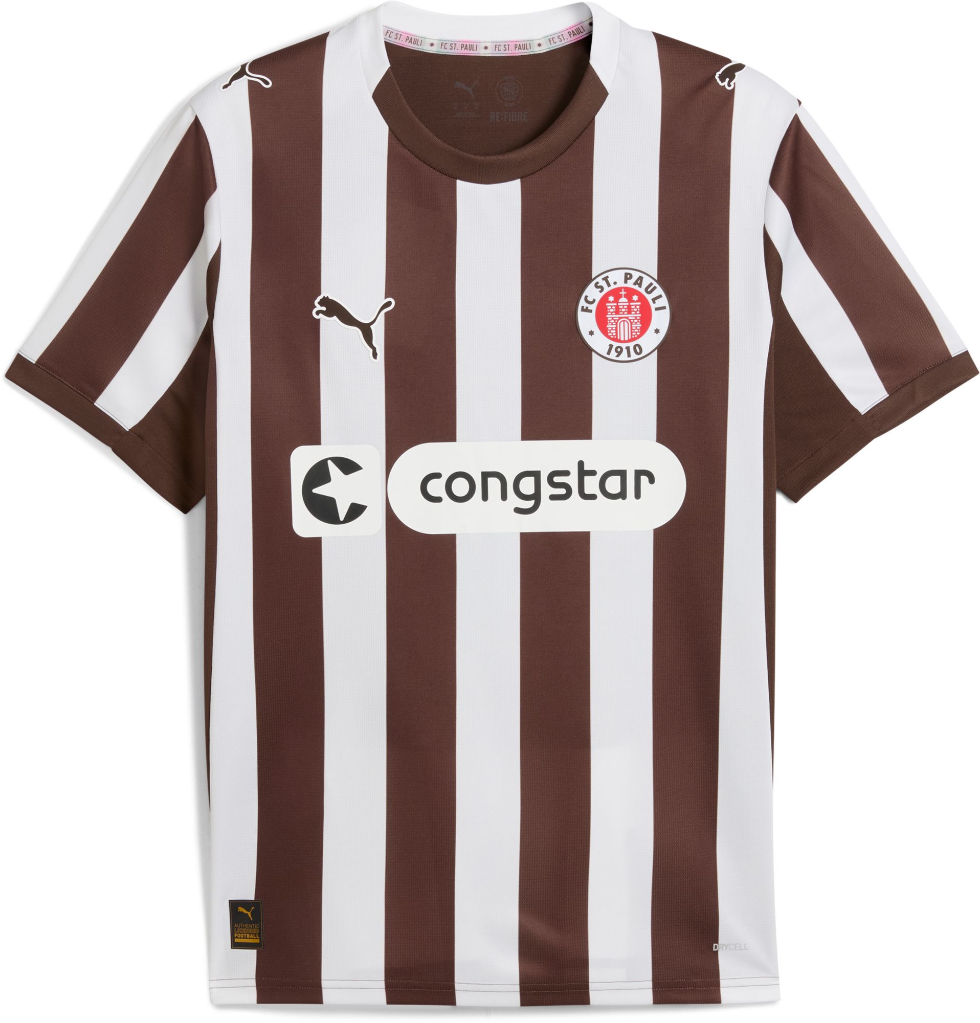 PUMA Adult FC St. Pauli 2025-26 Brown Home Replica Jersey product image