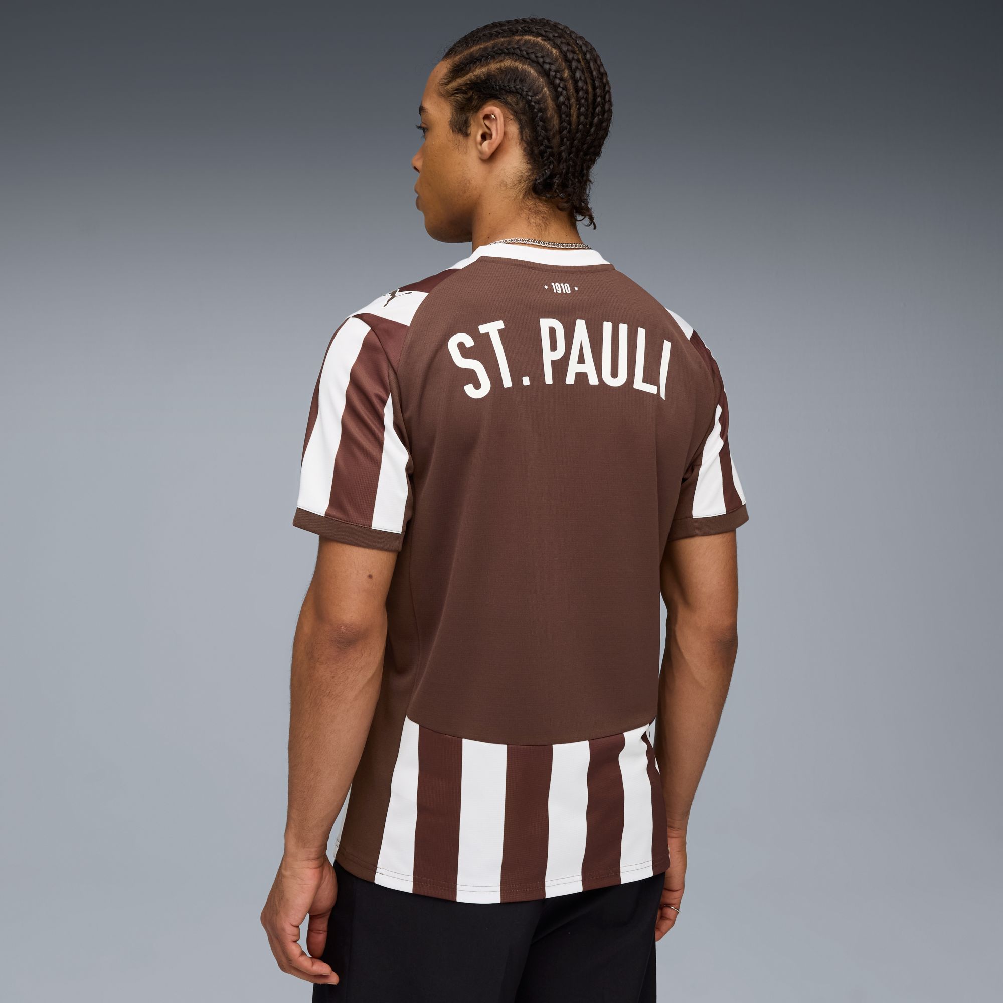 PUMA Adult FC St. Pauli 2025-26 Brown Home Replica Jersey product image
