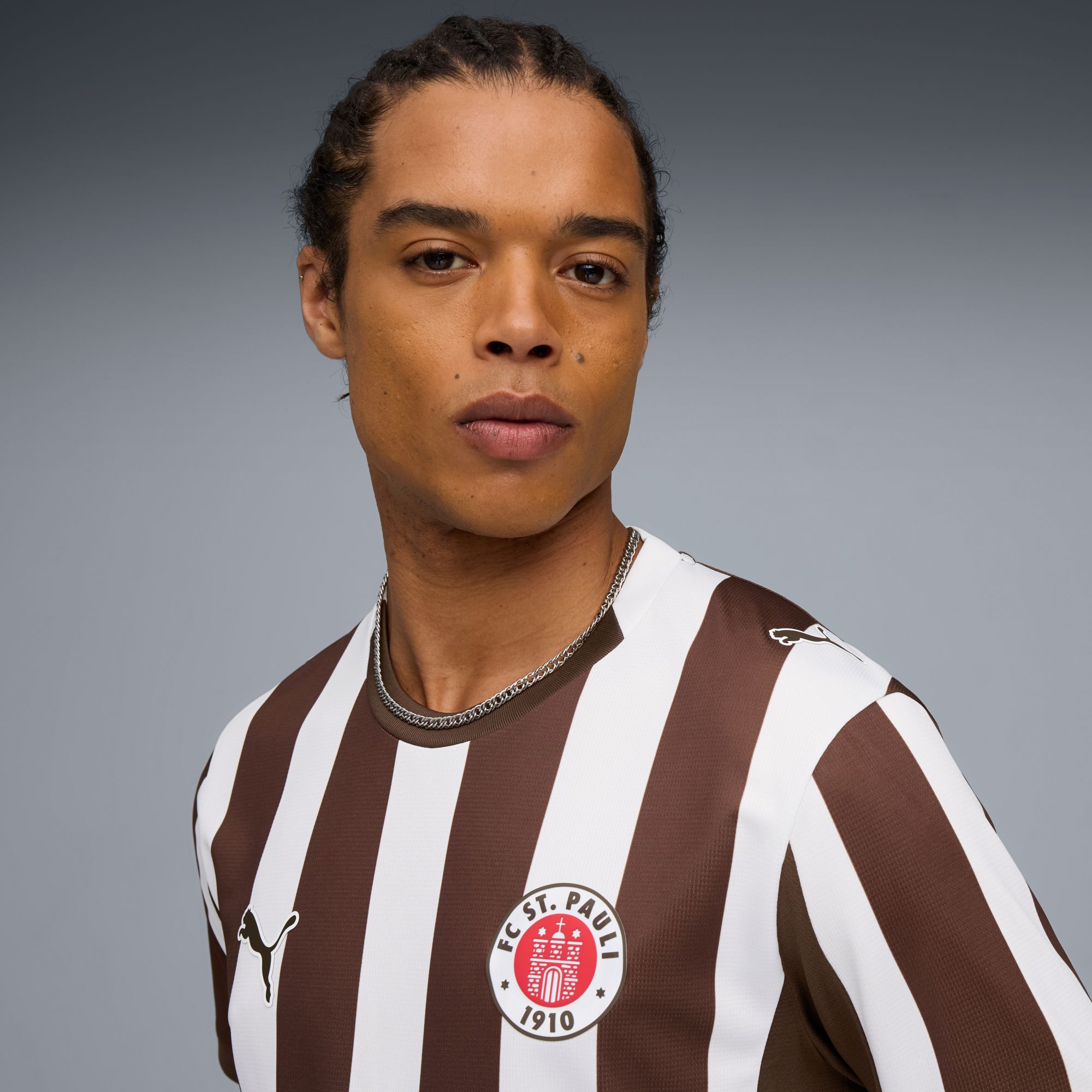 PUMA Adult FC St. Pauli 2025-26 Brown Home Replica Jersey product image