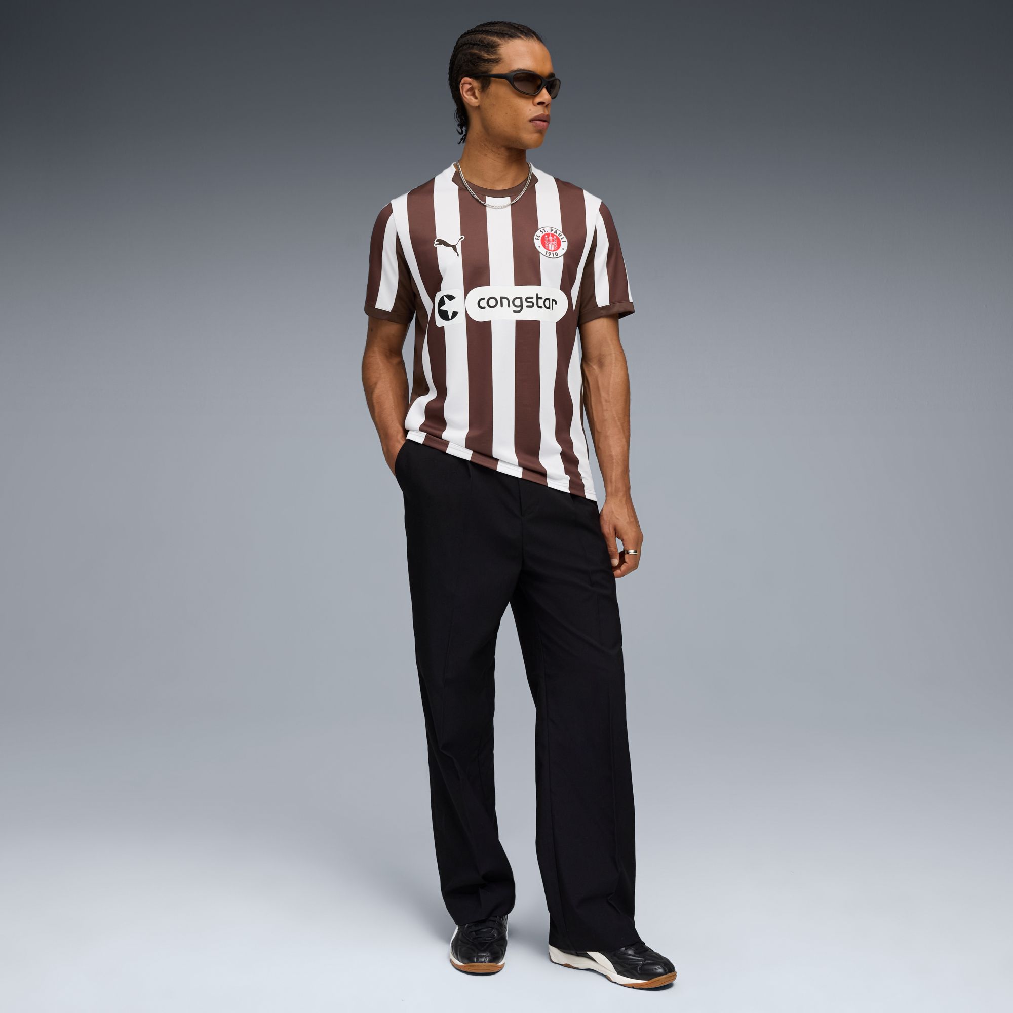 PUMA Adult FC St. Pauli 2025-26 Brown Home Replica Jersey product image