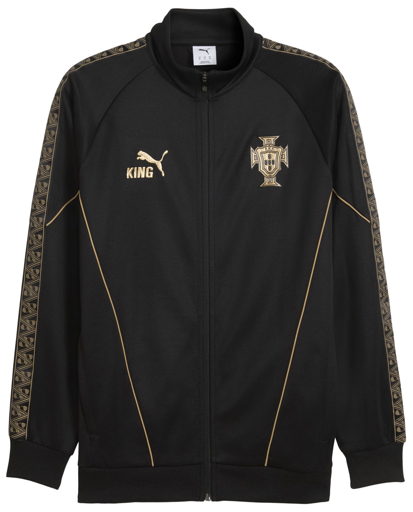 PUMA Men's Portuguese Football Federation Black Anthem Jacket product image