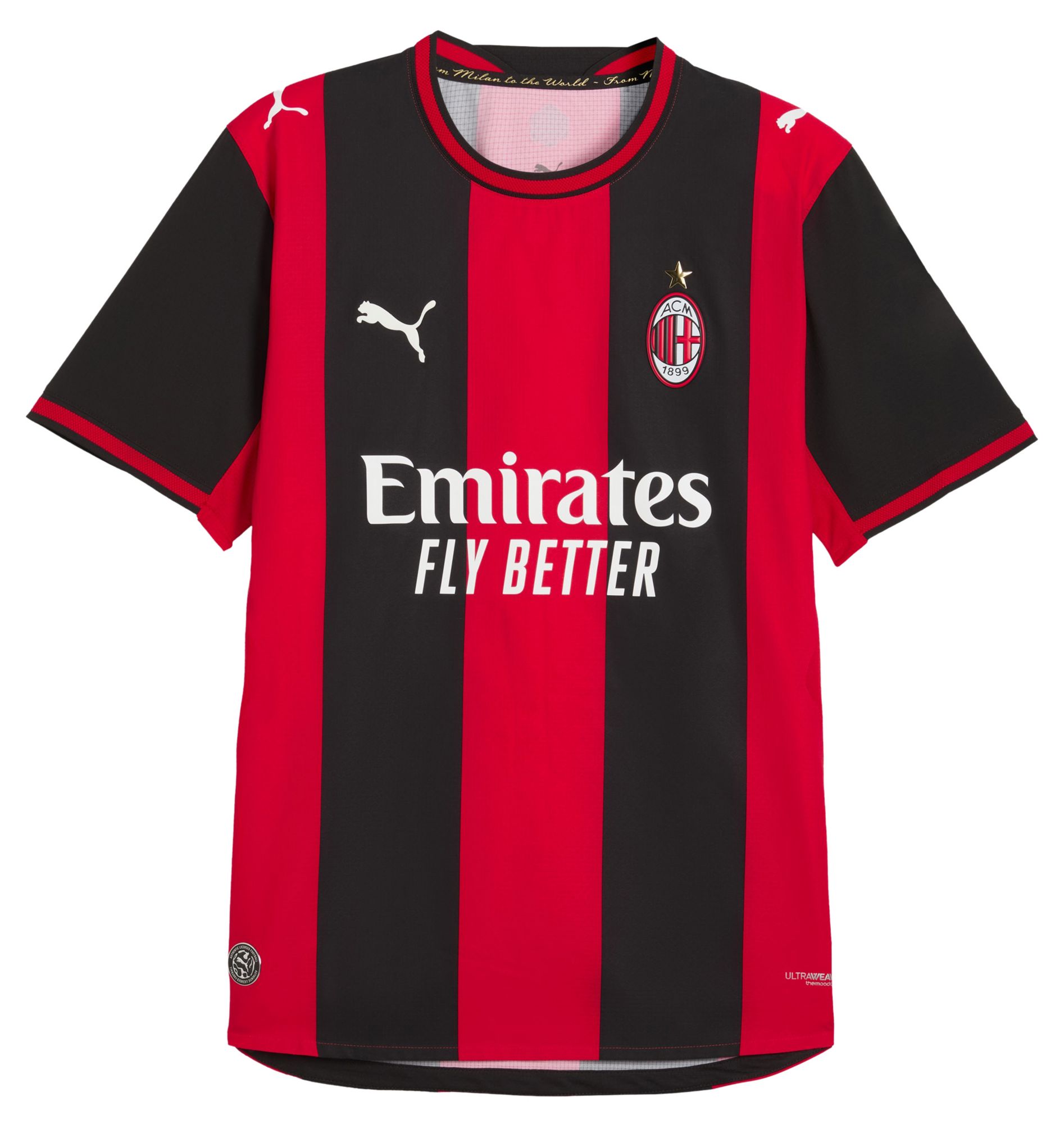 PUMA Adult AC Milan Black 2026 Home Authentic Jersey product image