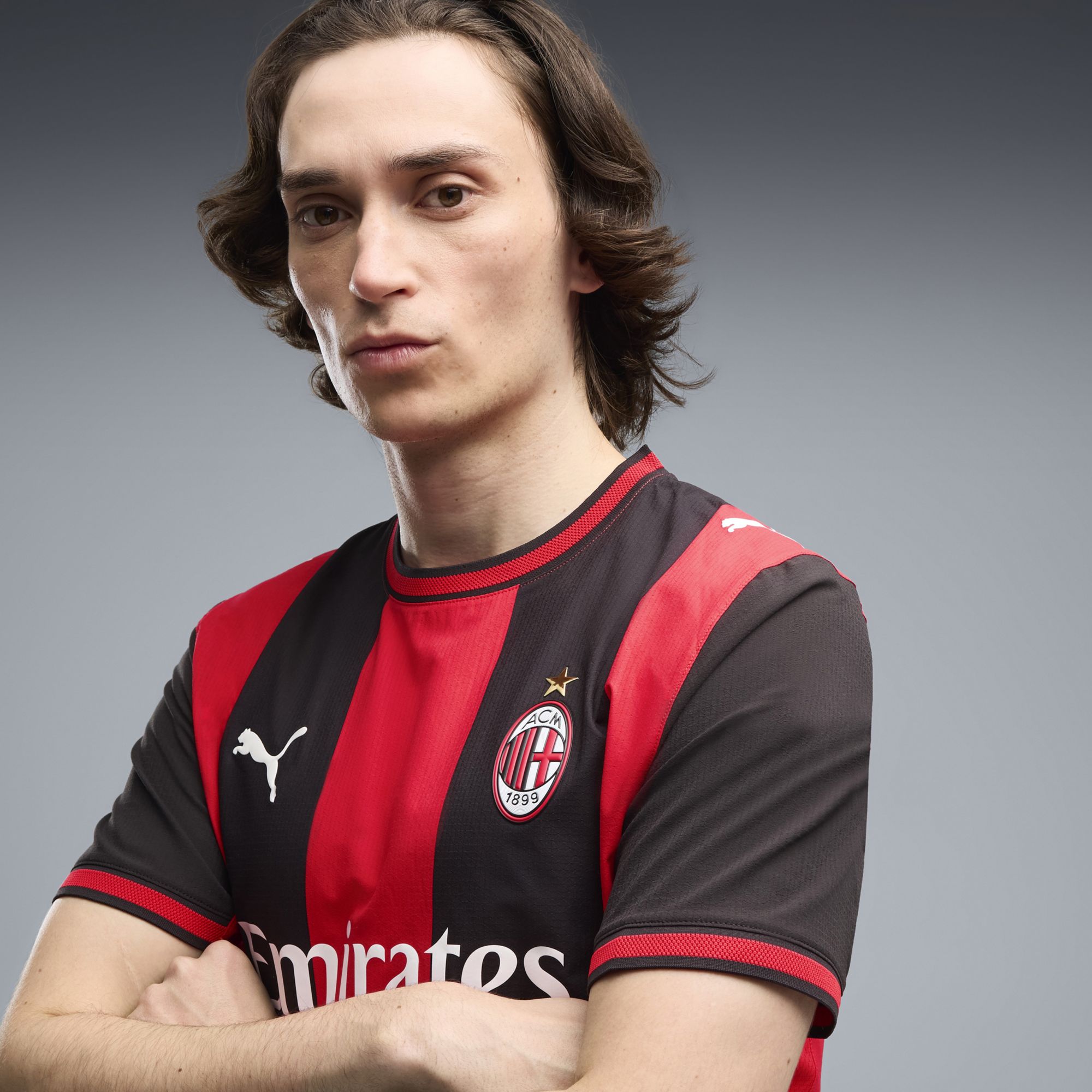 PUMA Adult AC Milan Black 2026 Home Authentic Jersey product image