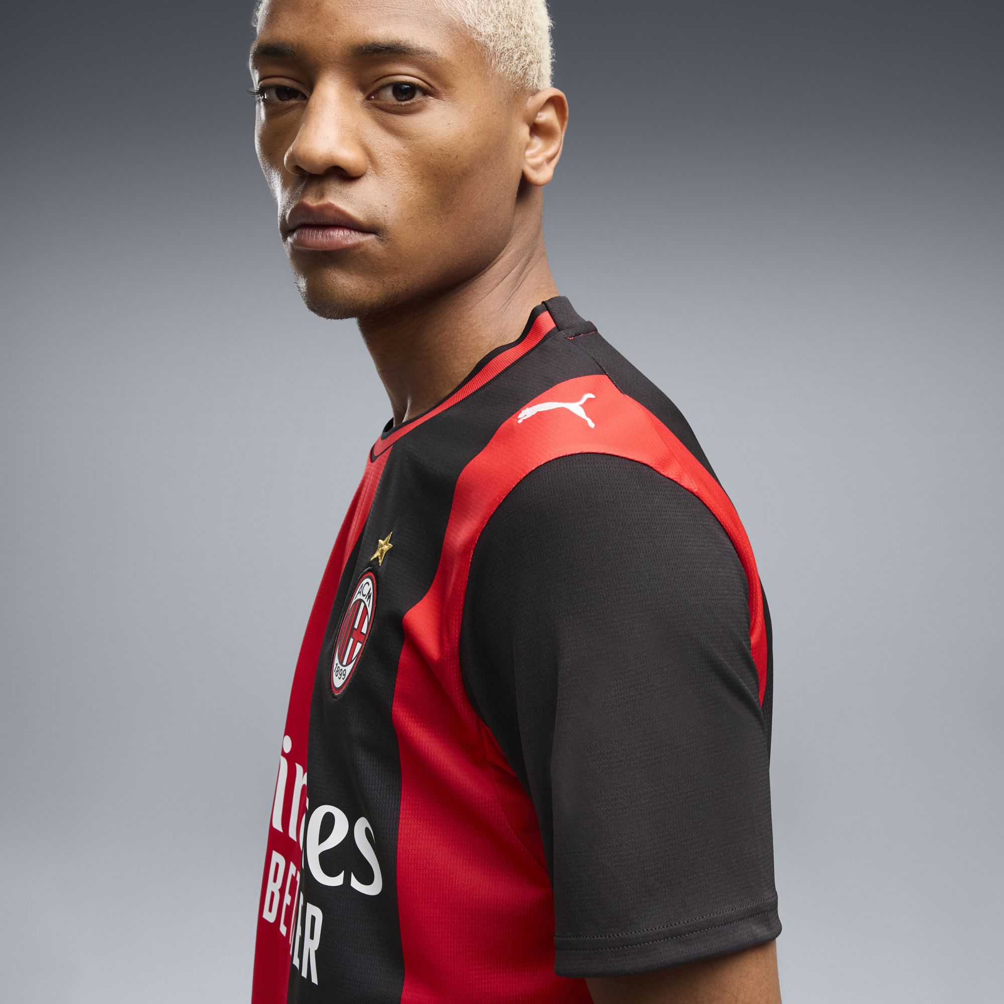 PUMA Adult AC Milan Black 2026 Home Replica Jersey product image