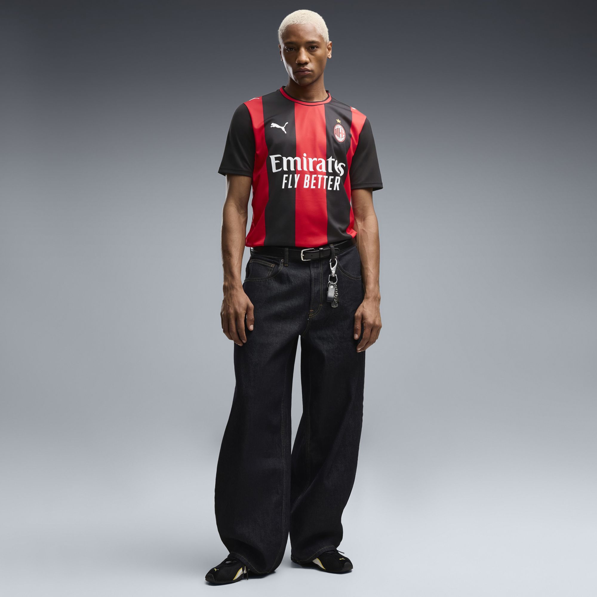PUMA Adult AC Milan Black 2026 Home Replica Jersey product image