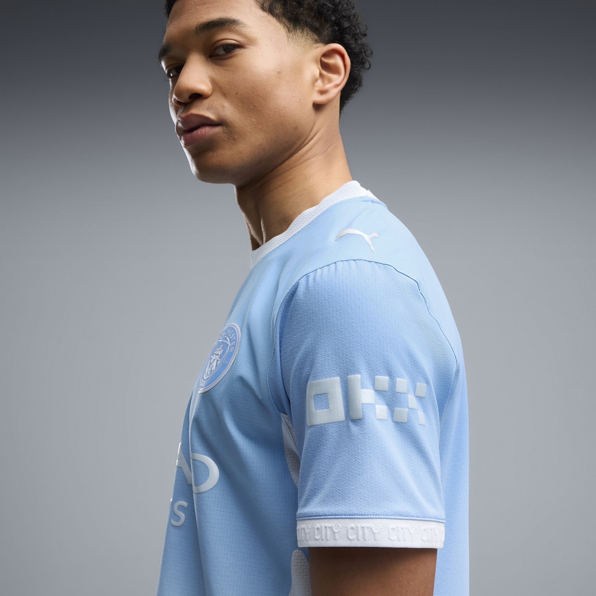 PUMA Adult Manchester City Light Blue 2026 Home Authentic Jersey product image