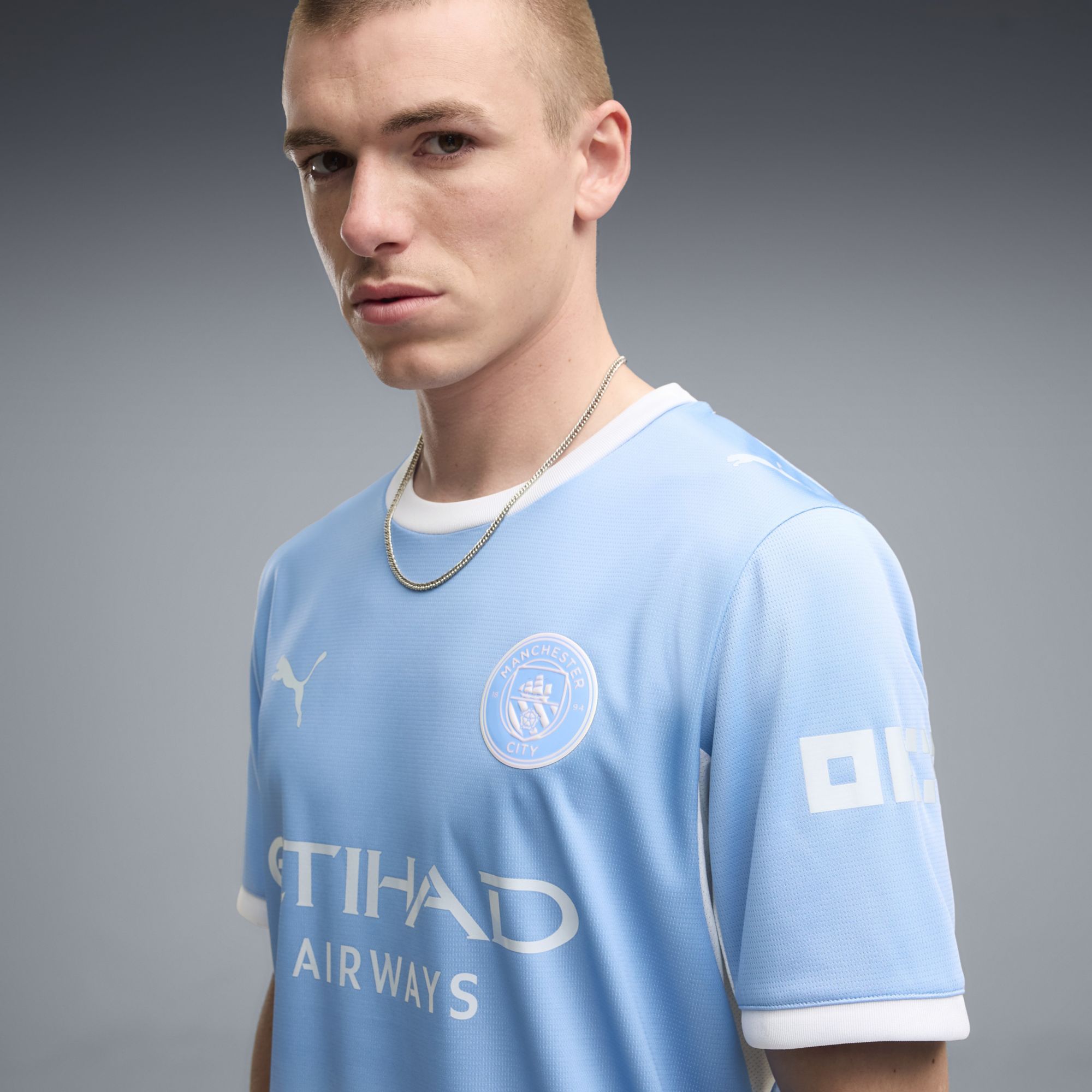 PUMA Adult Manchester City Light Blue 2026 Home Replica Jersey product image
