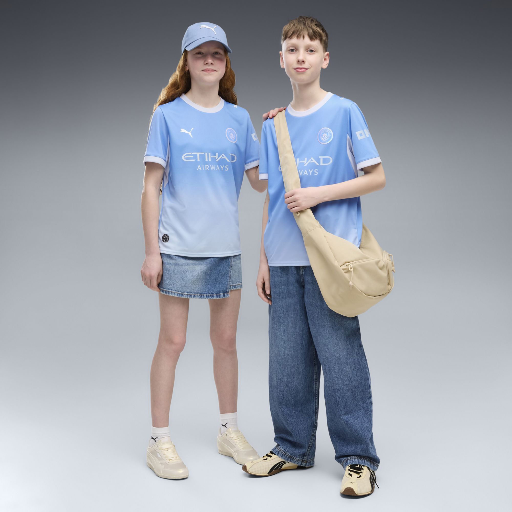 PUMA Youth Manchester City Light Blue 2026 Home Replica Jersey product image