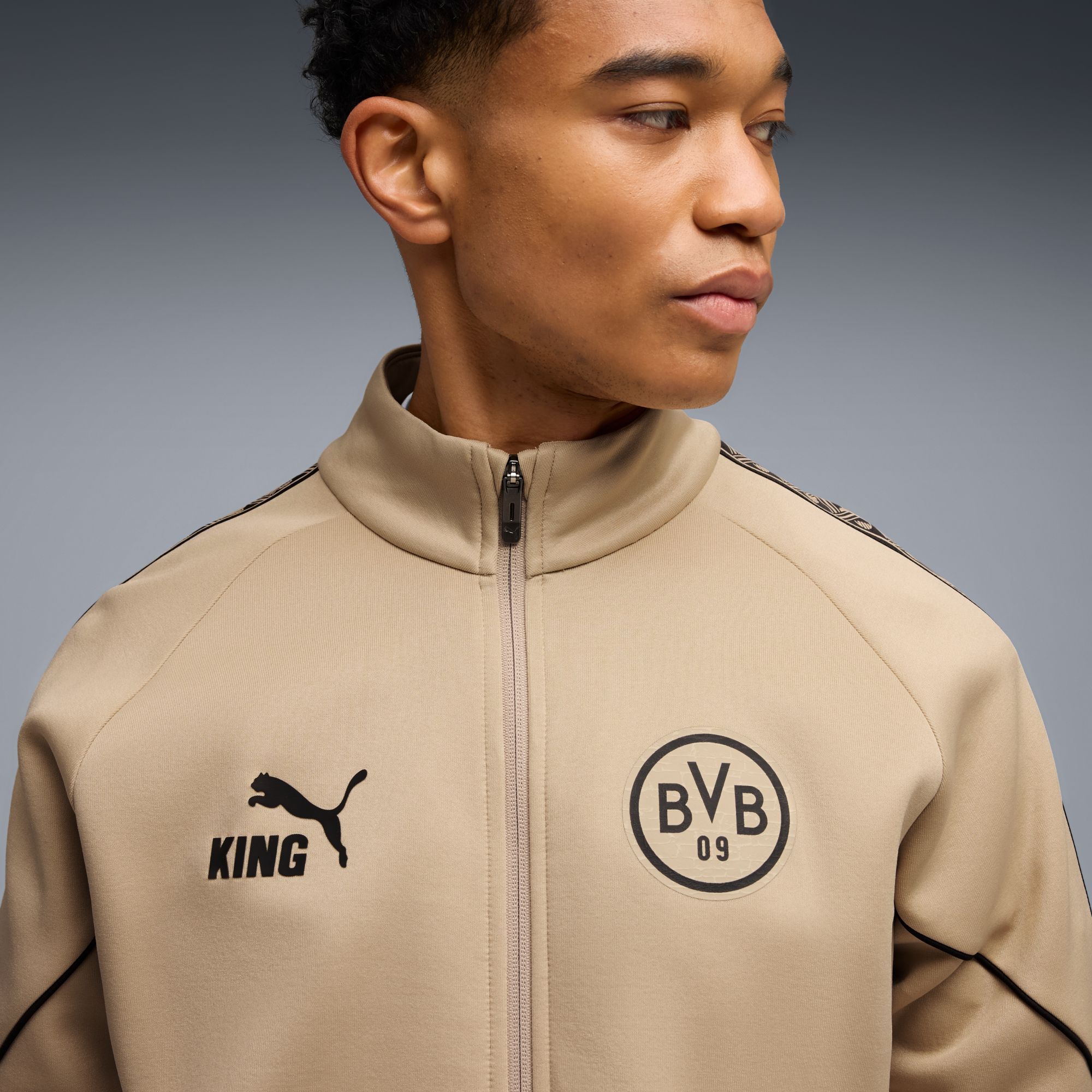 PUMA Adult Borussia Dortmund 2026 Tan King Anthem Jacket product image