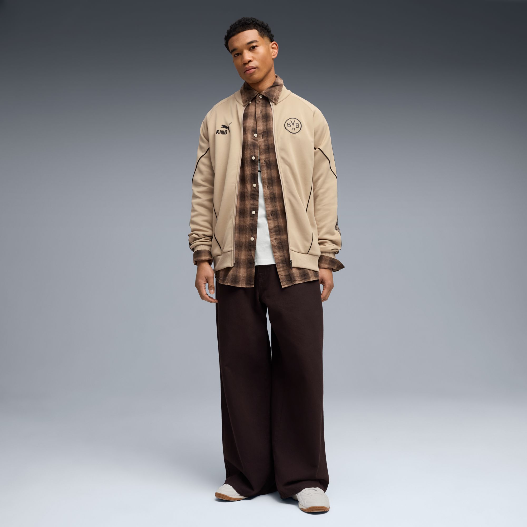 PUMA Adult Borussia Dortmund 2026 Tan King Anthem Jacket product image