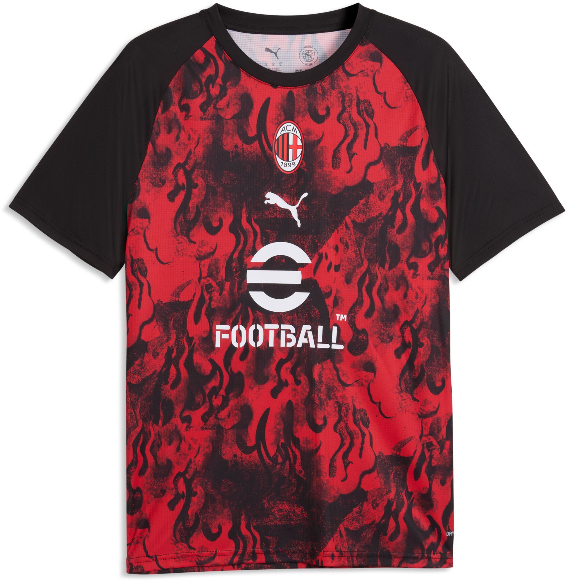 PUMA Adult AC Milan Red 2025 Warm-Up Prematch Home Jersey product image