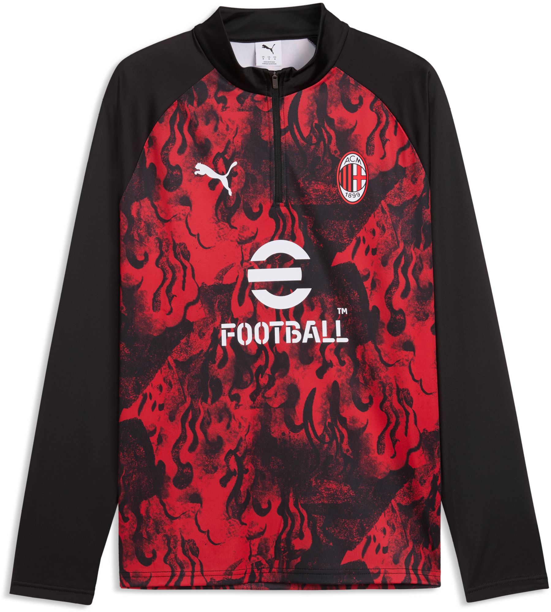 PUMA Adult AC Milan Red 2025 Warm-Up 1/4 Zip Jacket product image