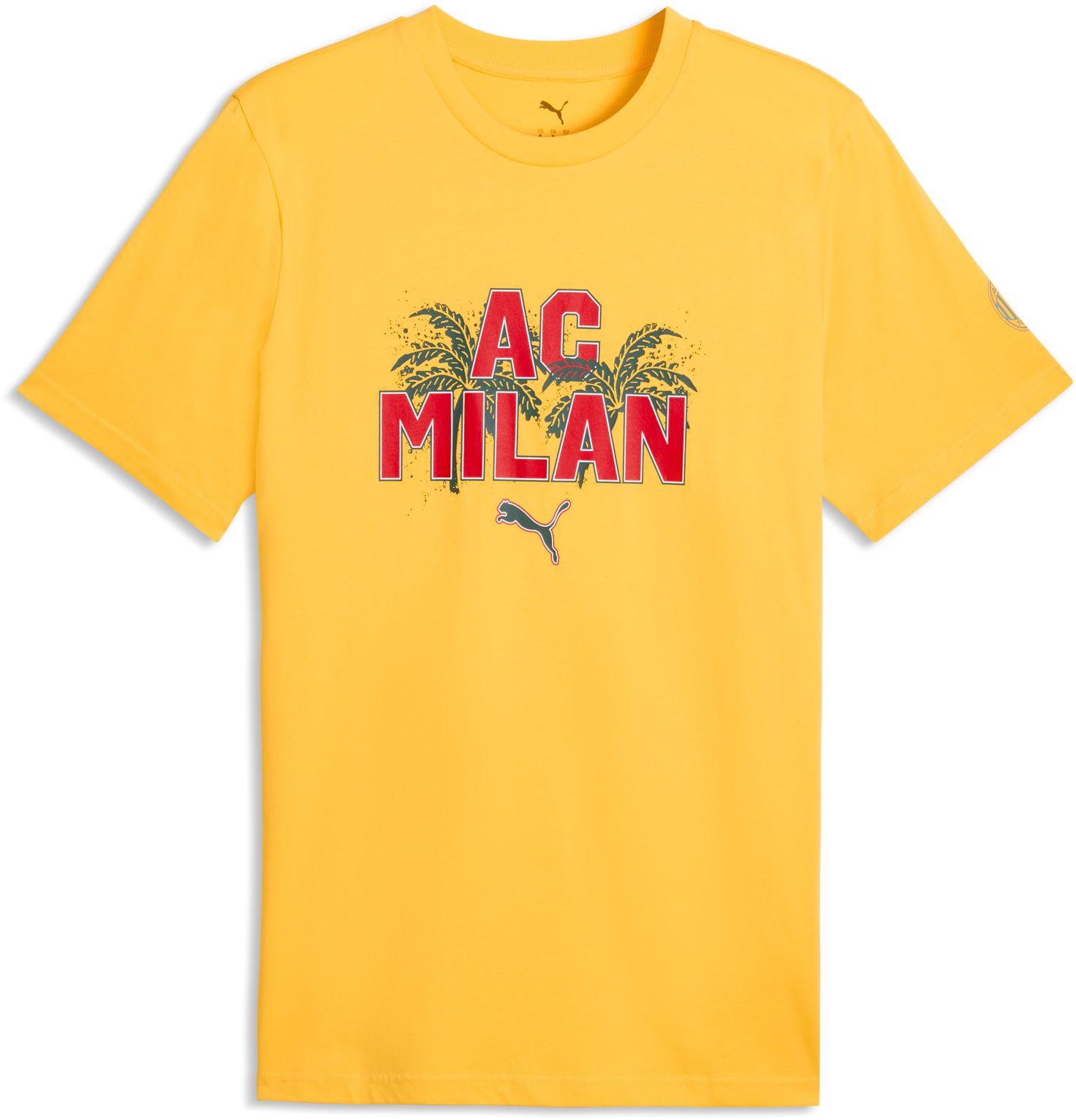 PUMA Adult AC Milan Yellow 2025 Culture Capsule T-Shirt product image