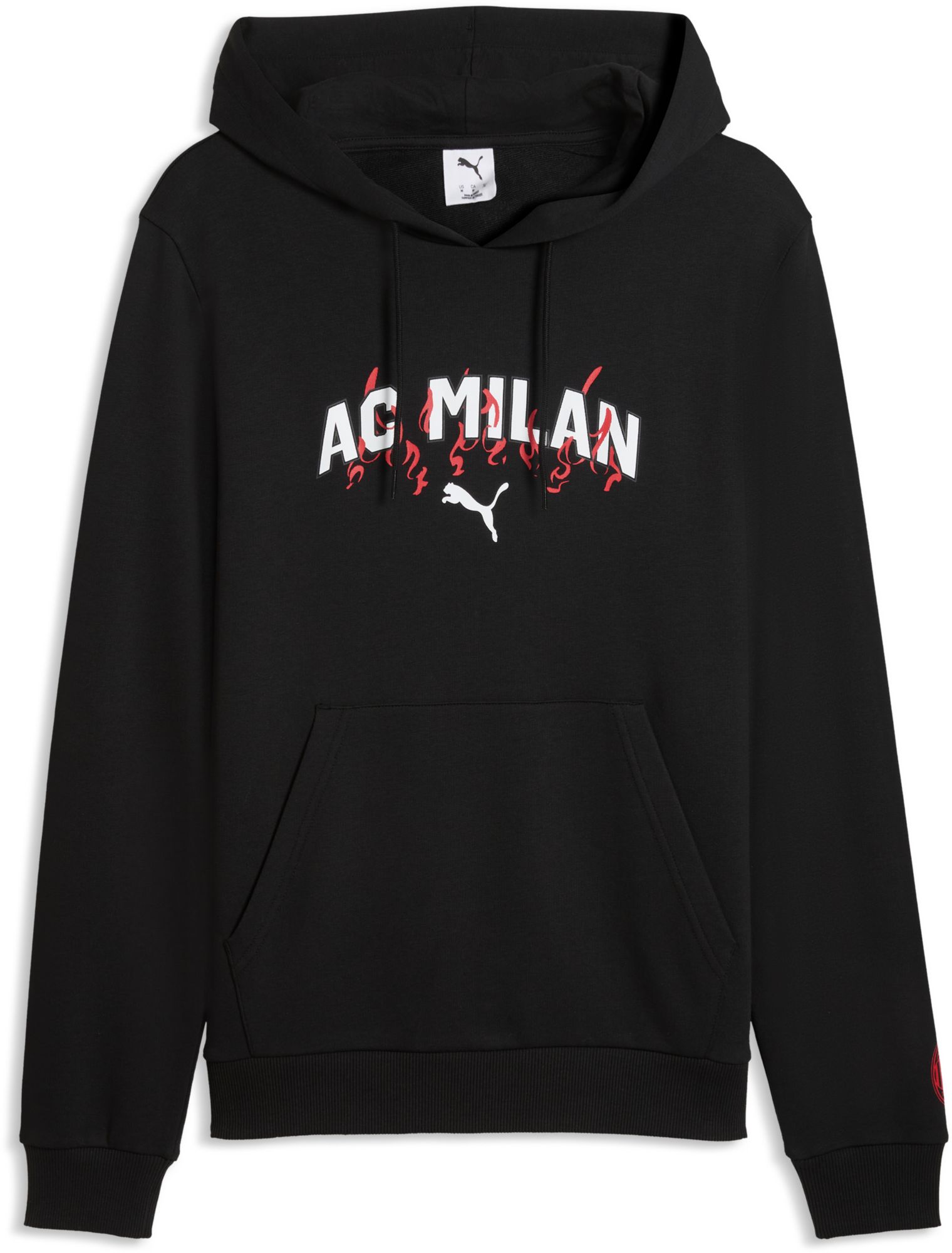PUMA Adult AC Milan Black 2025 Culture Capsule Pullover Hoodie product image