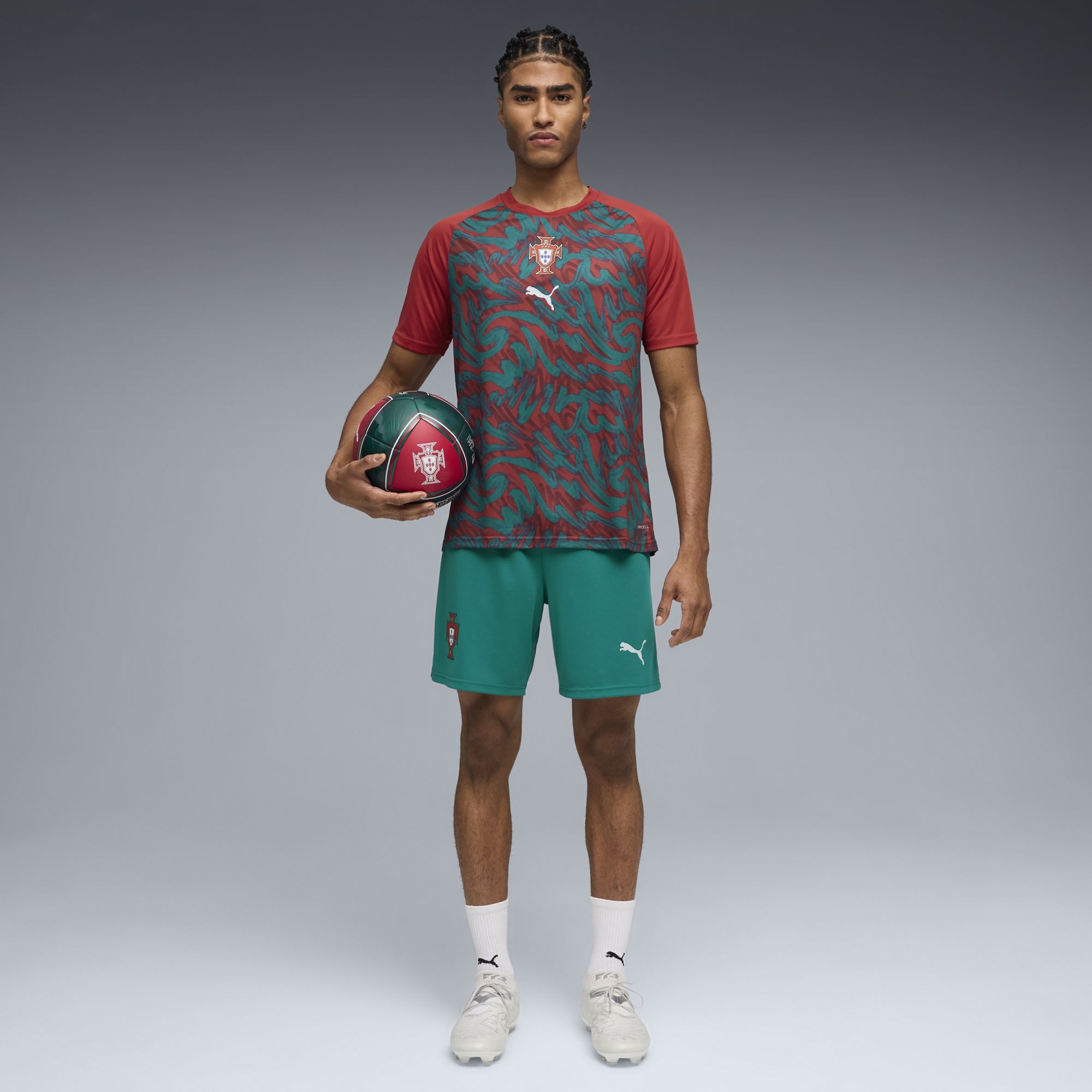 PUMA Adult Portugal Red World Cup 2026 Home Prematch Jersey product image