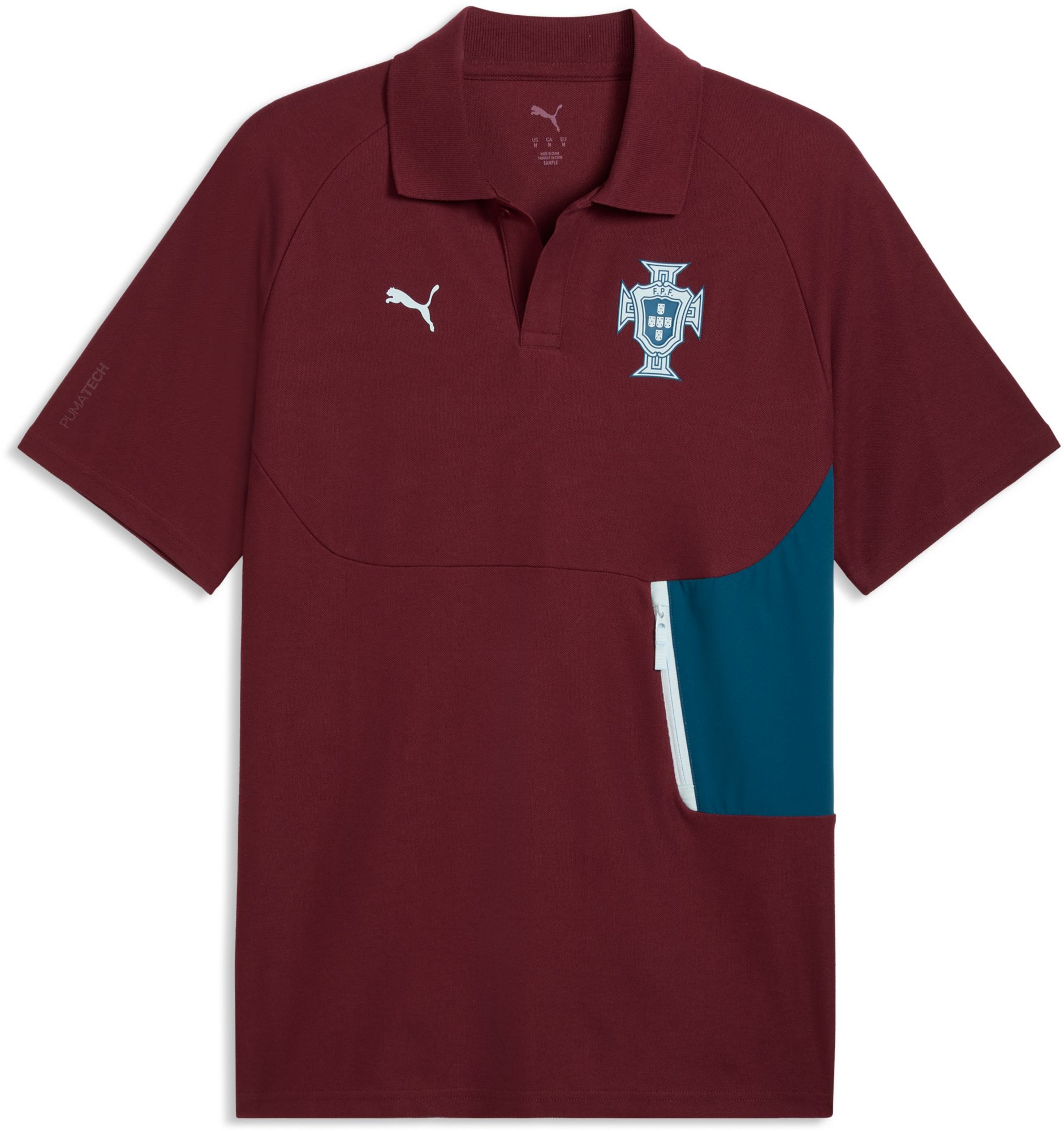 PUMA Adult Portugal Red Tech Polo product image