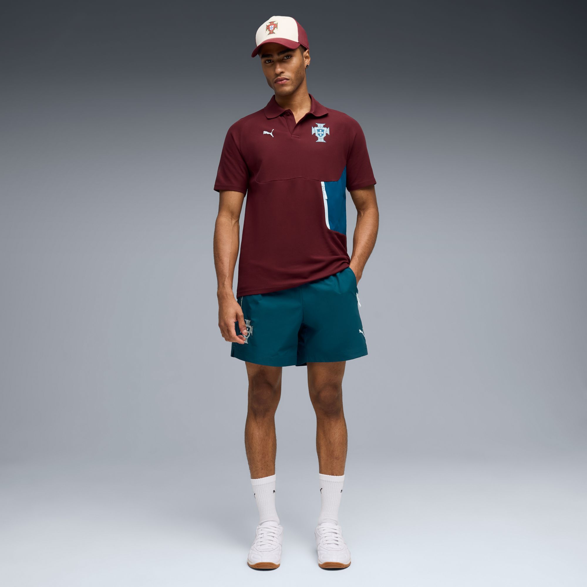 PUMA Adult Portugal Red Tech Polo product image