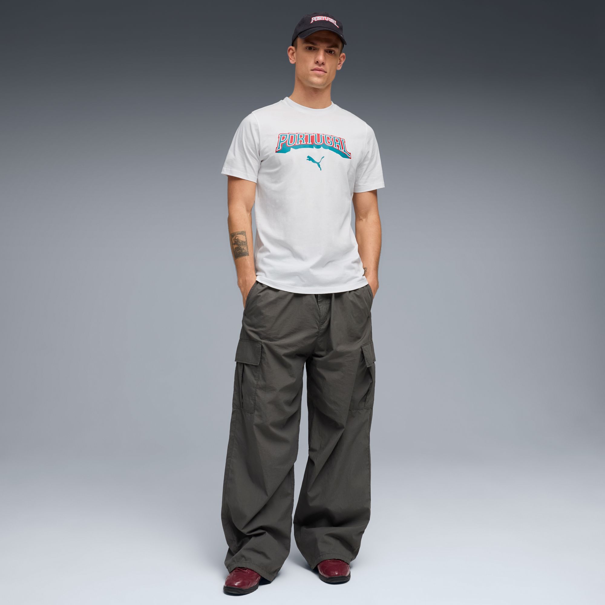 PUMA Adult Portugal Culture AOP White T-Shirt product image