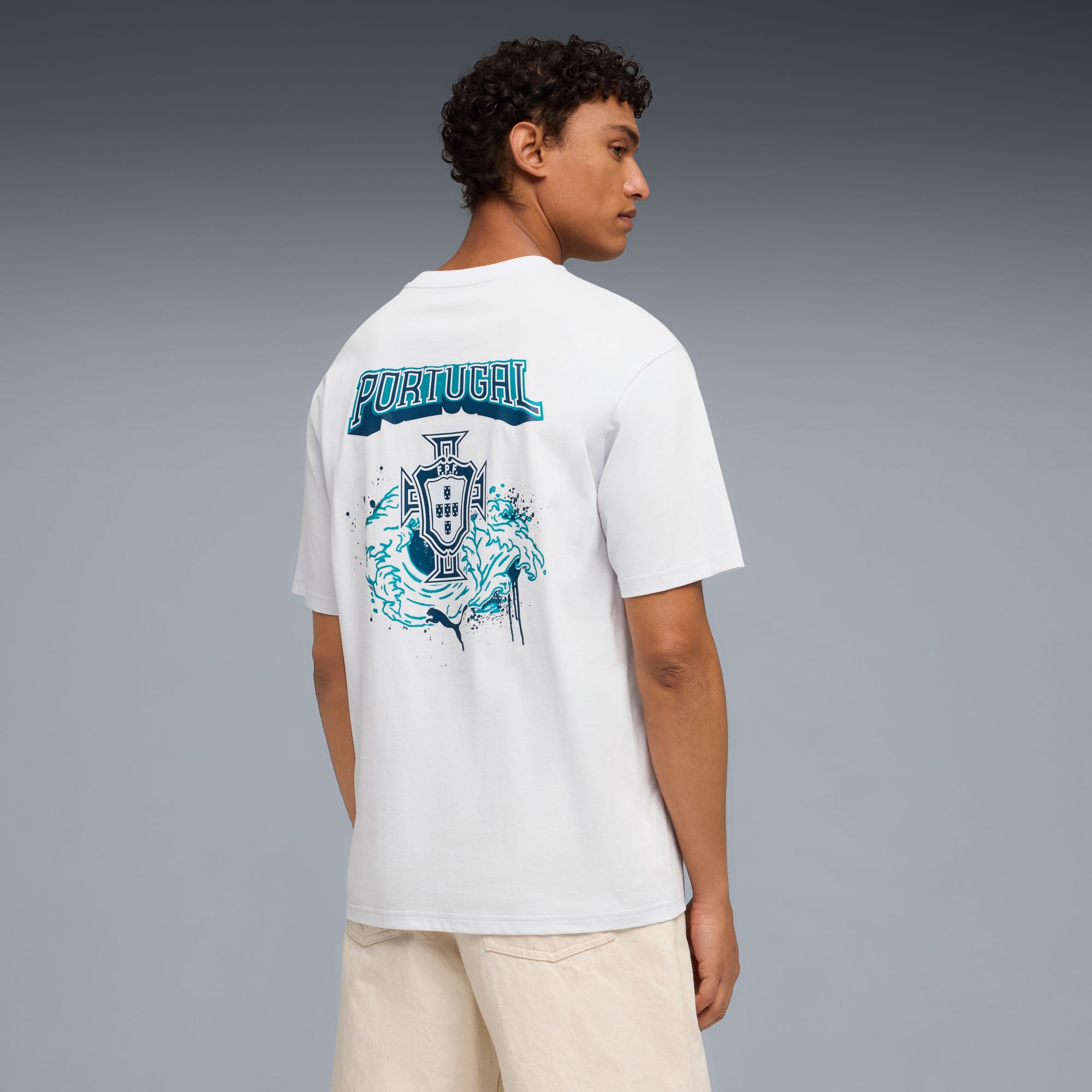 PUMA Adult Portugal Culture AOP Grey T-Shirt product image