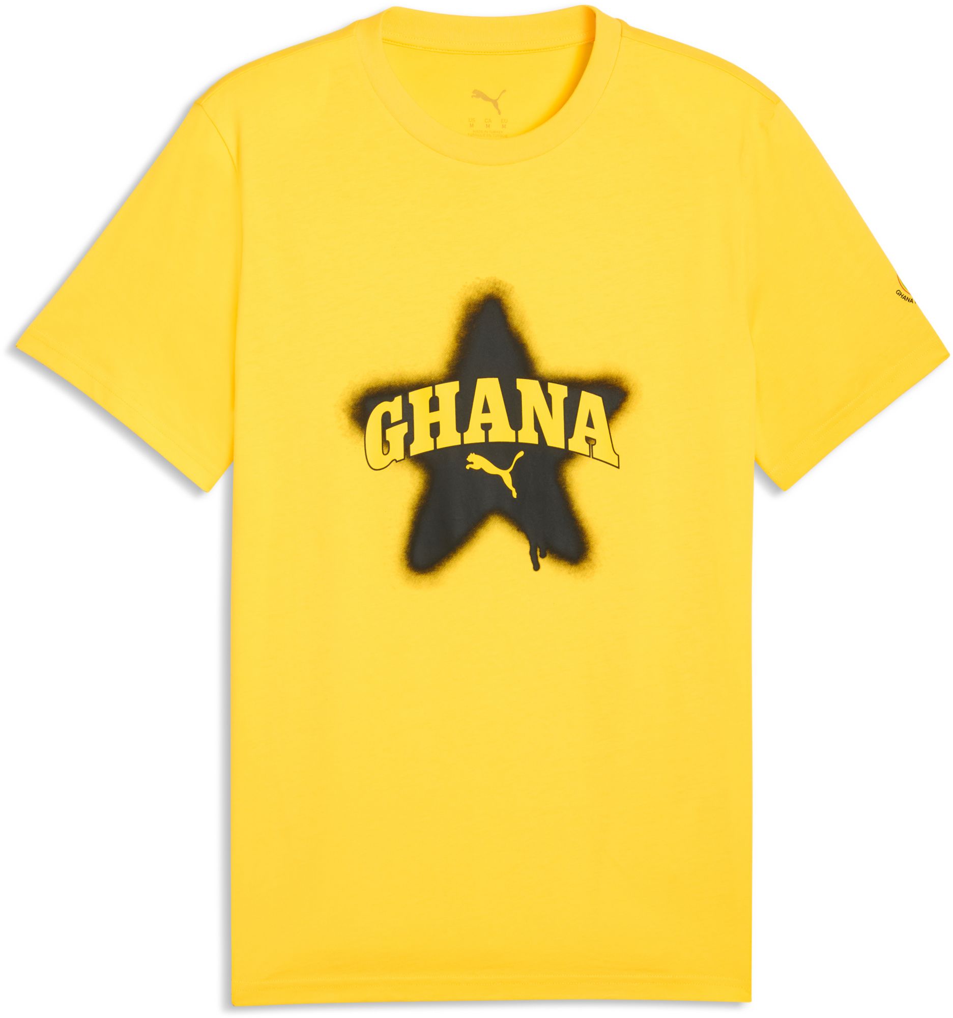 PUMA Adult Ghana Yellow Culture T-Shirt product image