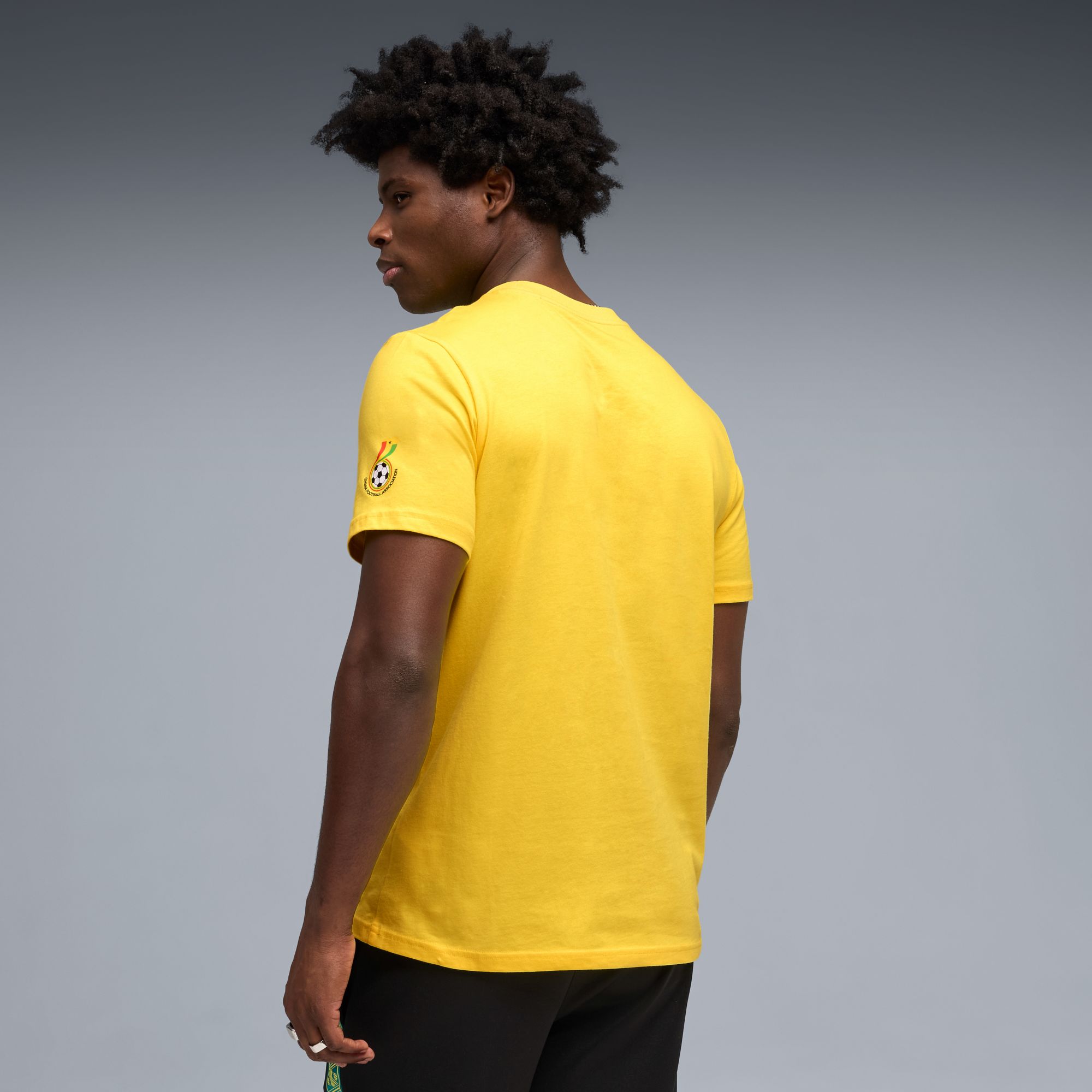 PUMA Adult Ghana Yellow Culture T-Shirt product image