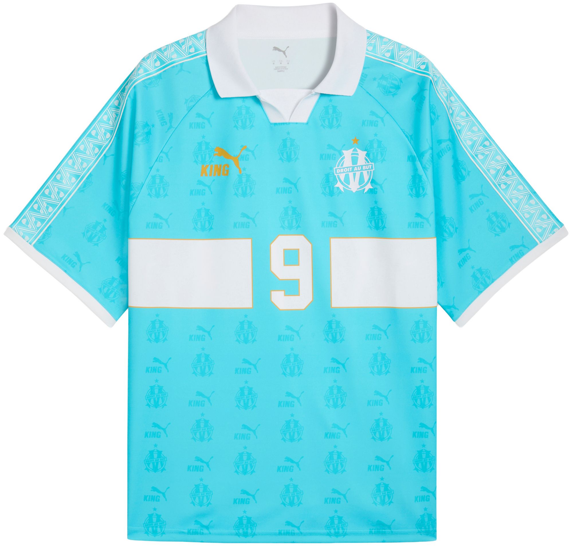 PUMA Adult Olympique Marseille Teal King Throwback Jersey product image