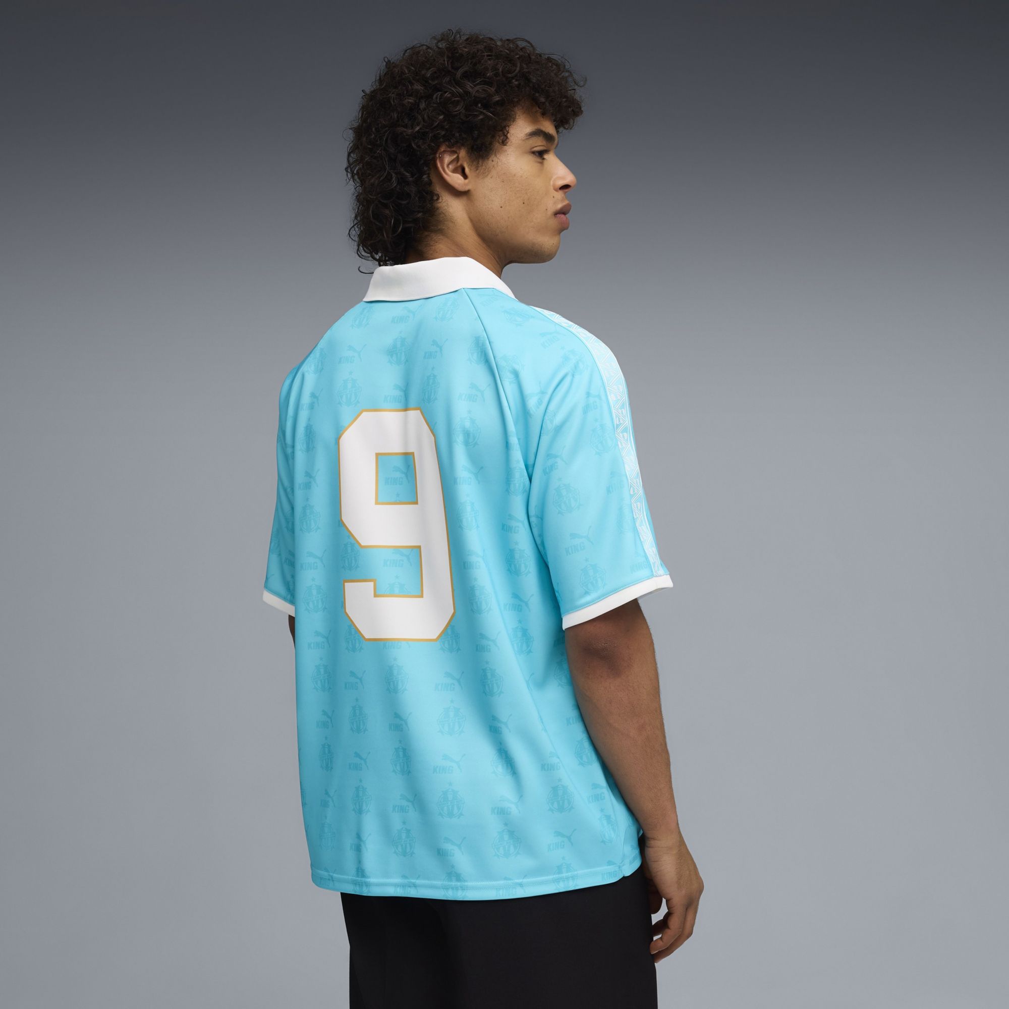 PUMA Adult Olympique Marseille Teal King Throwback Jersey product image