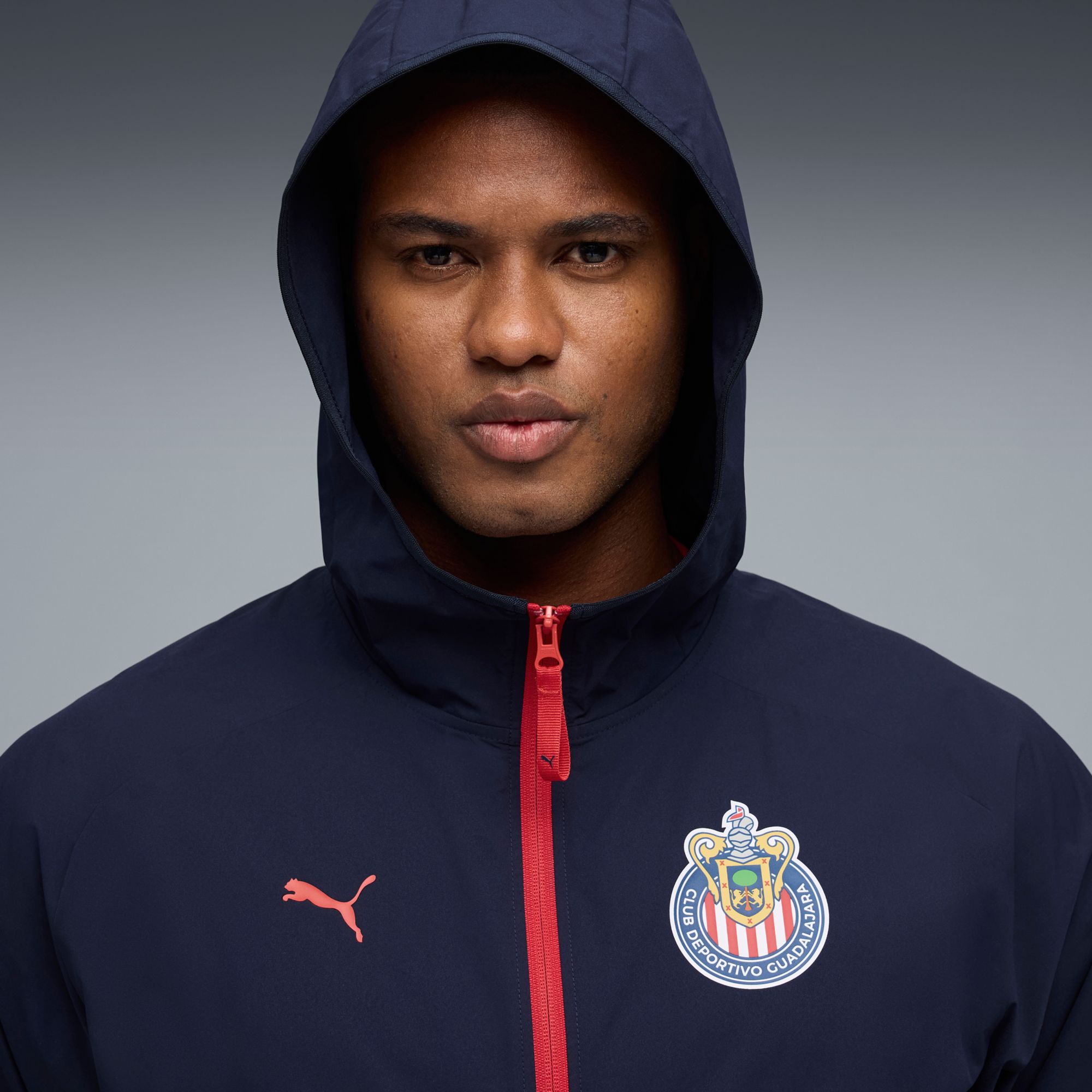 PUMA Adult Chivas Guadalajara Navy Woven Tech Jacket product image