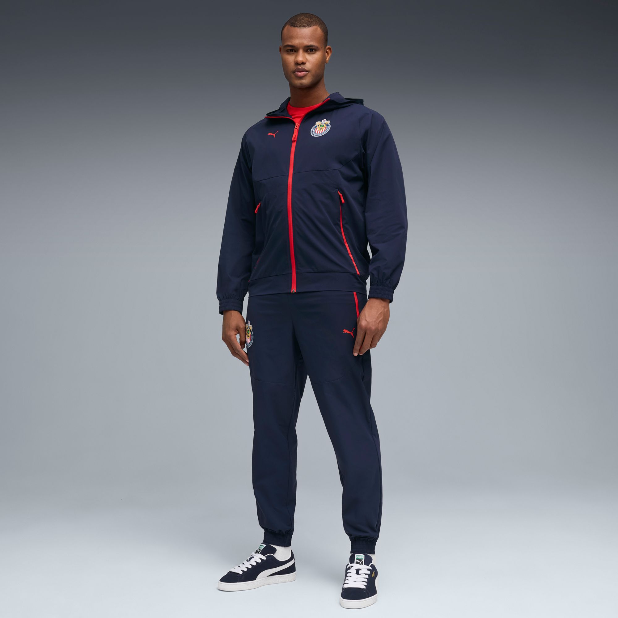 PUMA Adult Chivas Guadalajara Navy Woven Tech Jacket product image