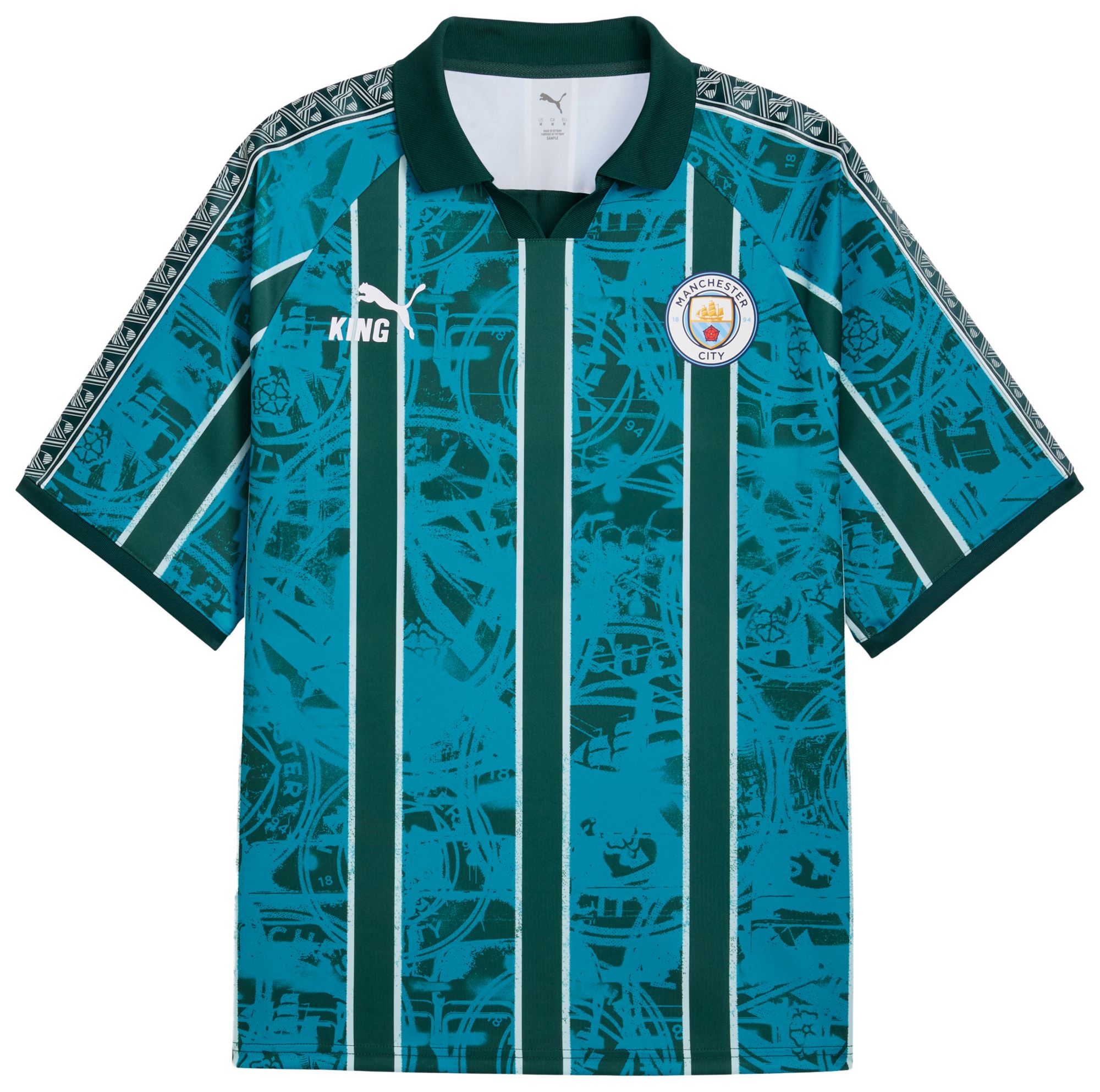 PUMA Adult Manchester City Blue King Throwback Jersey product image