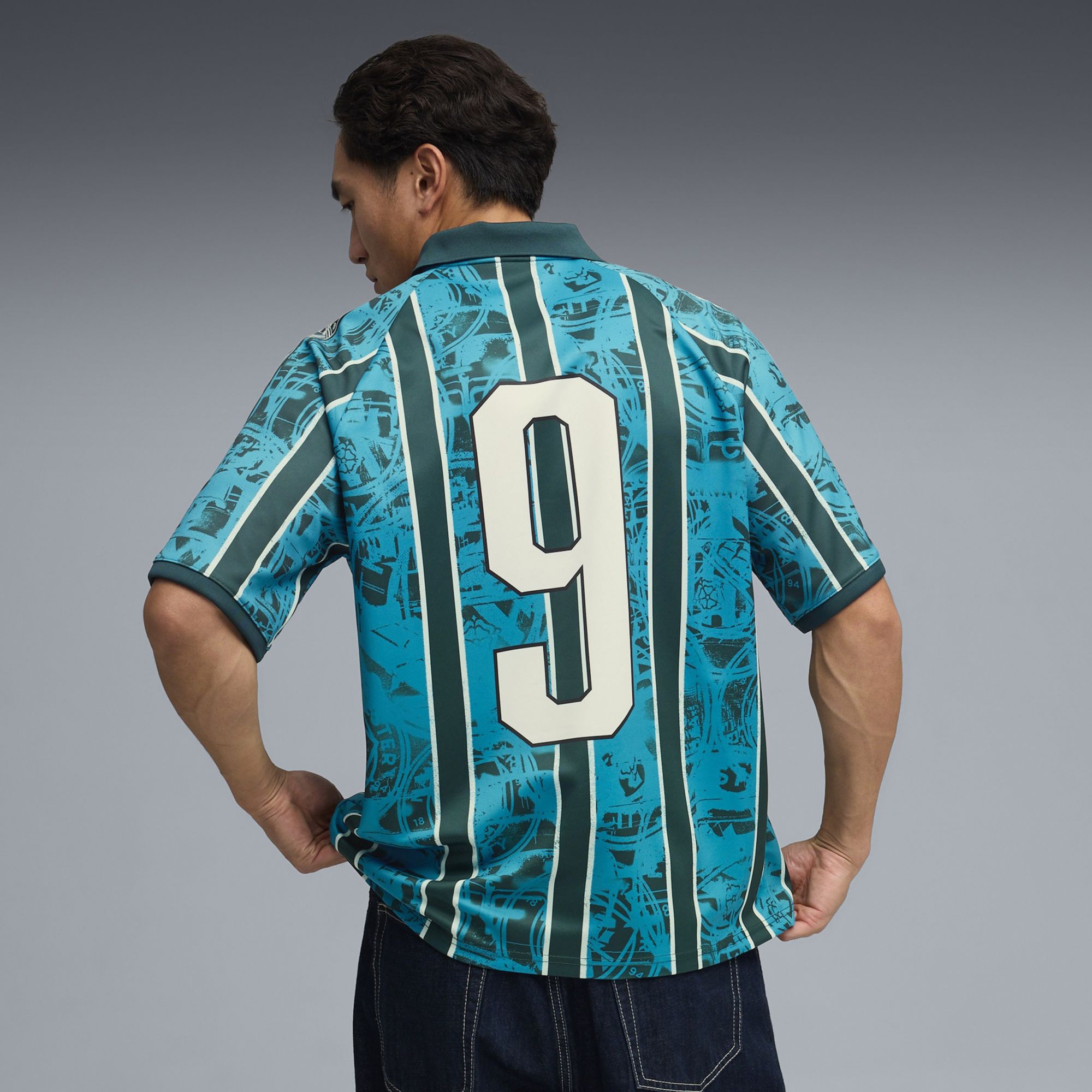 PUMA Adult Manchester City Blue King Throwback Jersey product image
