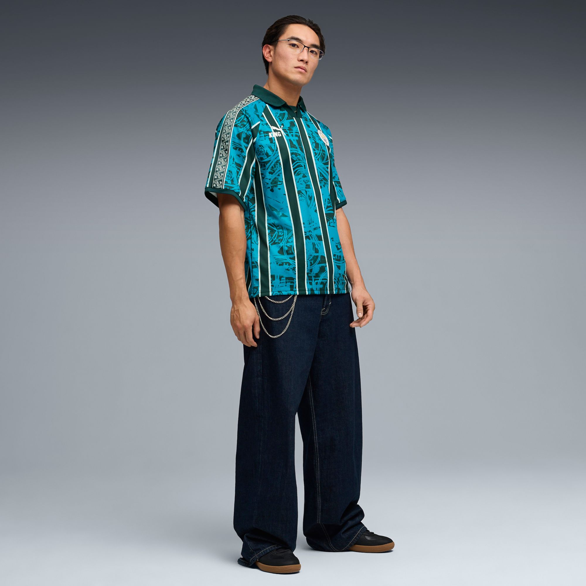 PUMA Adult Manchester City Blue King Throwback Jersey product image