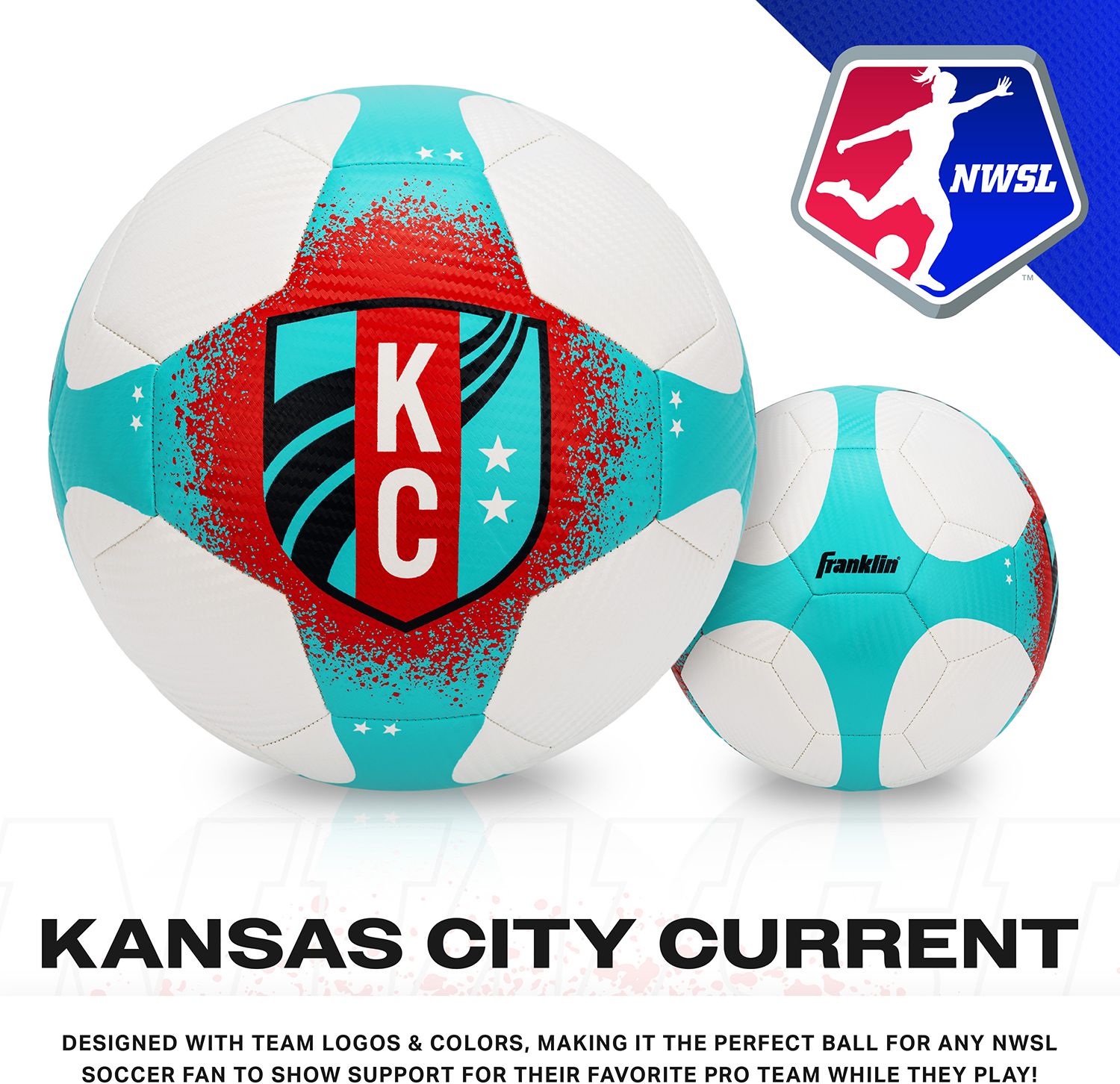 Franklin NWSL Kansas City Current Soccer Ball product image