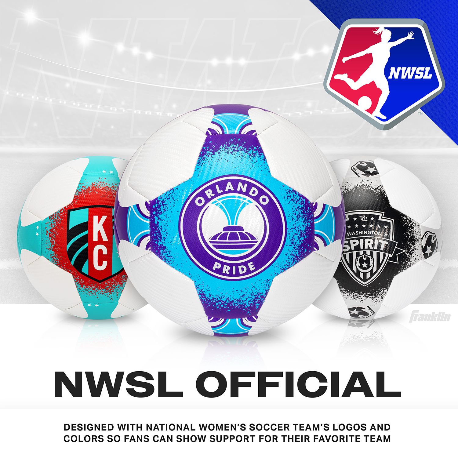 Franklin NWSL Kansas City Current Soccer Ball product image