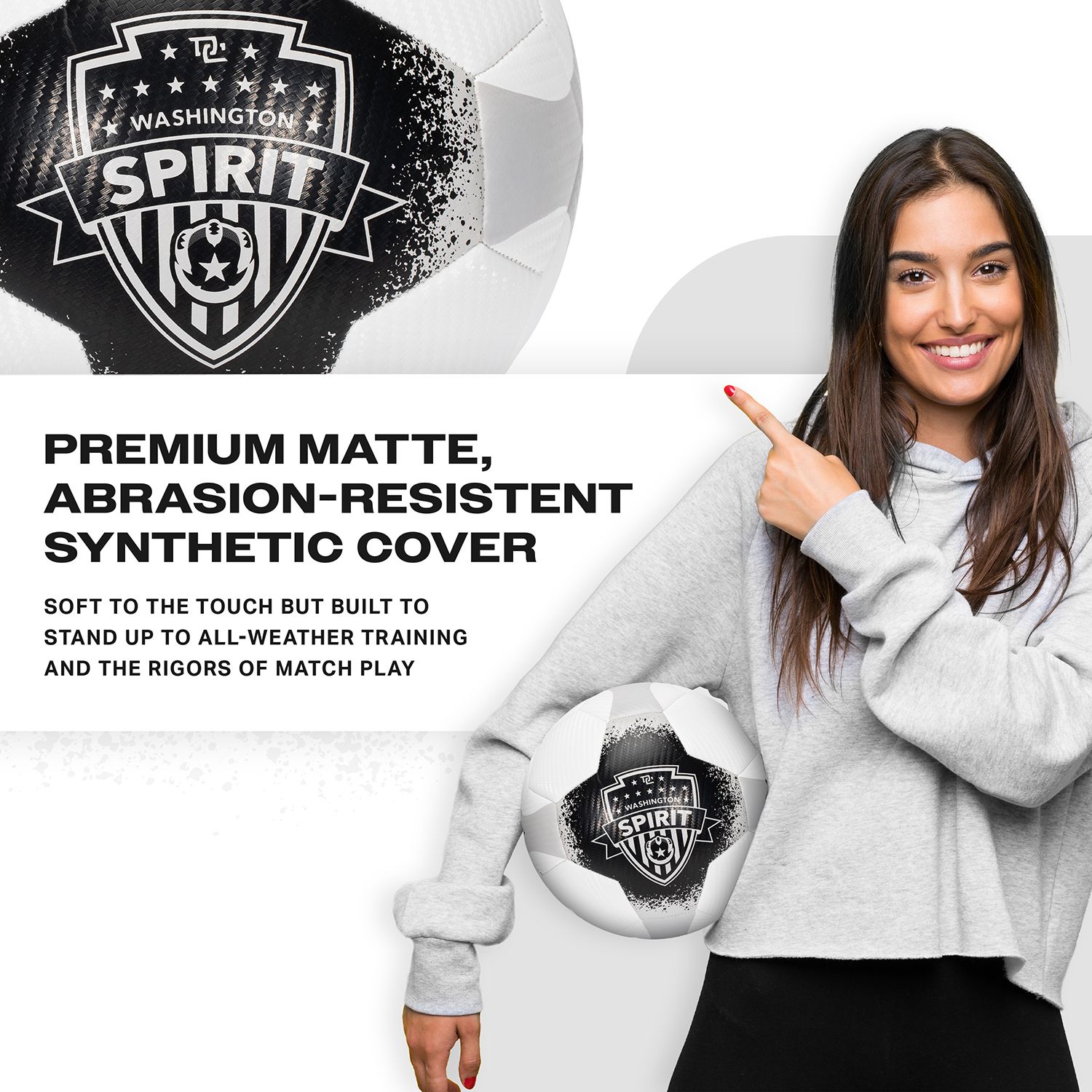 Franklin NWSL Washington Spirit Soccer Ball product image