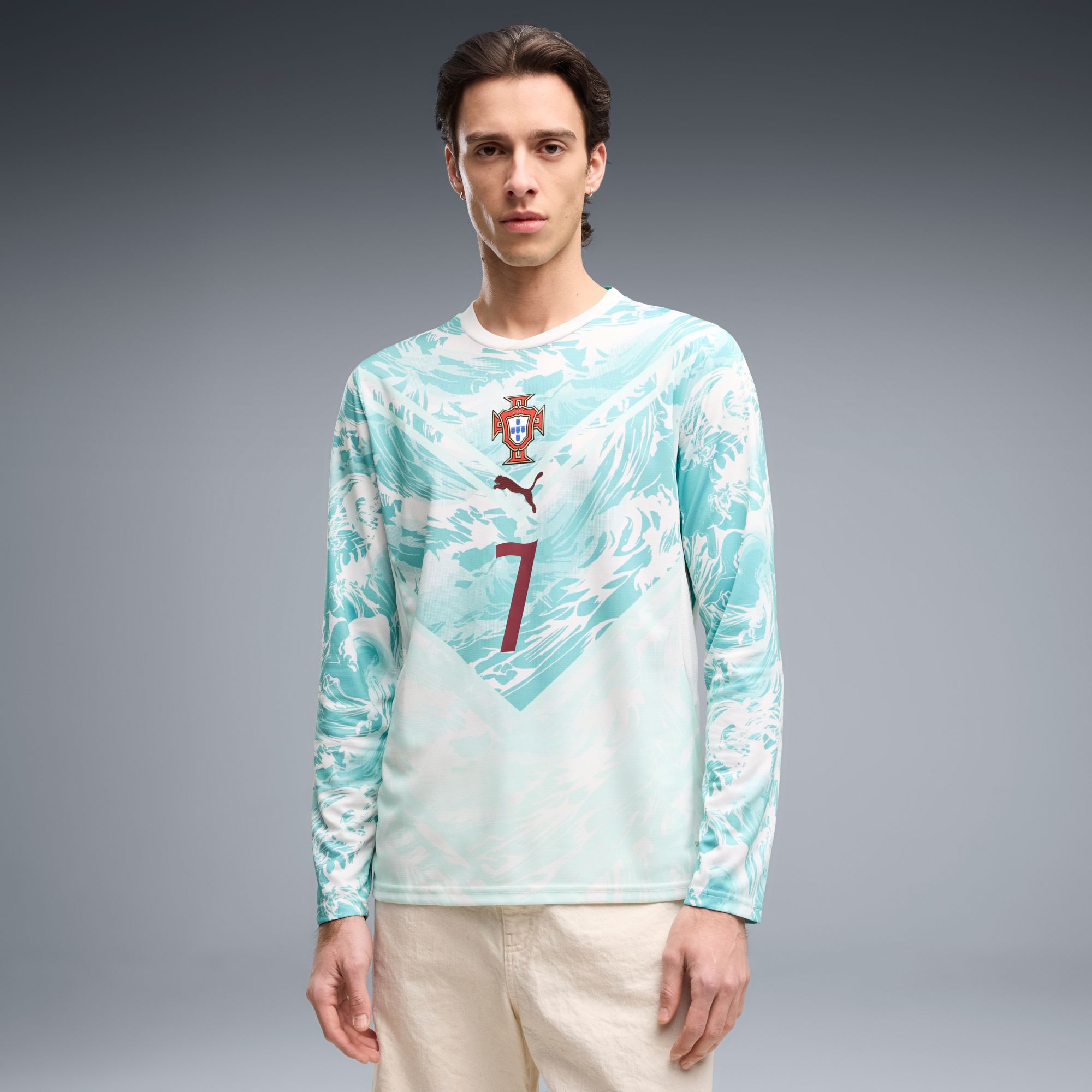 PUMA Adult Portugal Cristiano Ronaldo #7 2026 Away Long Sleeve Replica Jersey product image
