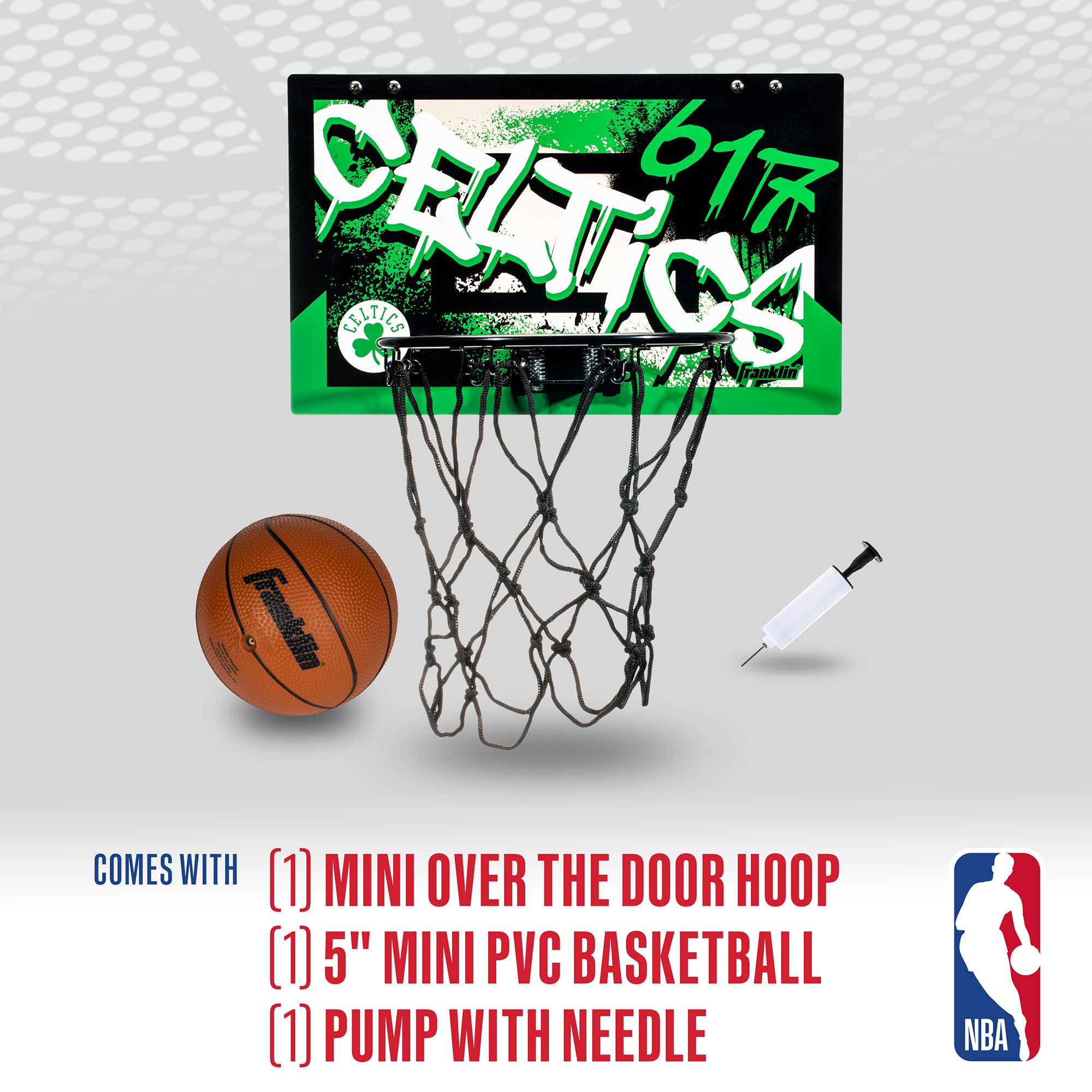 Franklin Boston Celtics Over The Door Hoop Set product image