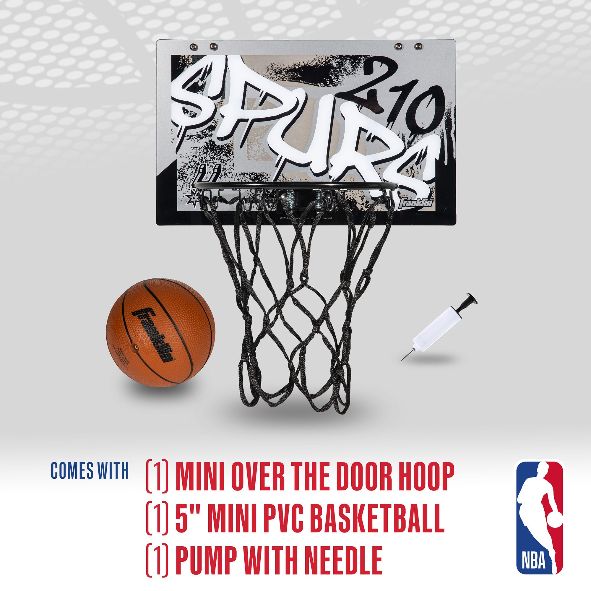Franklin San Antonio Spurs Over The Door Hoop Set product image