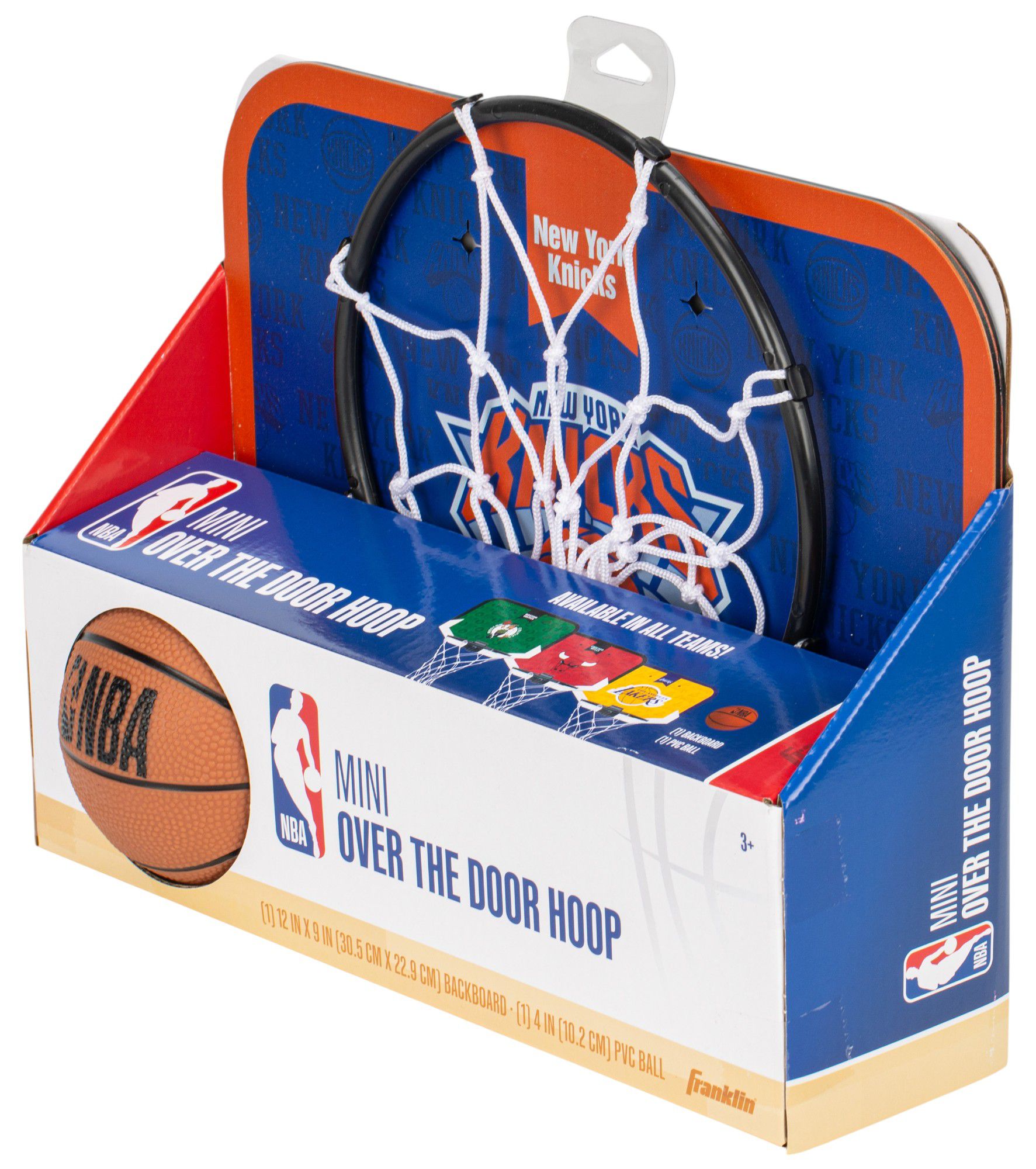 Franklin Unisex New York Knicks Over The Door Mini Basketball Hoop and Ball Set product image