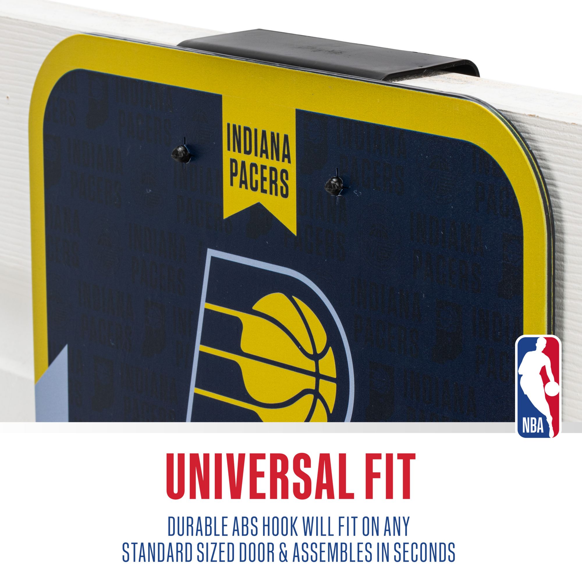 Franklin Unisex Indiana Pacers Over The Door Mini Basketball Hoop and Ball Set product image