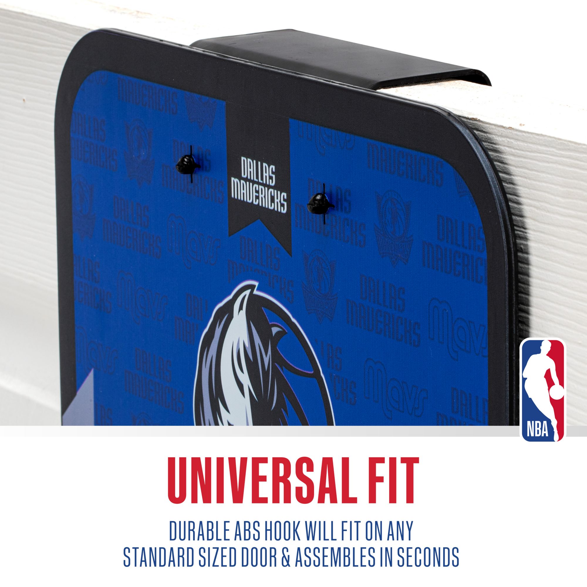 Franklin Unisex Dallas Mavericks Over The Door Mini Basketball Hoop and Ball Set product image