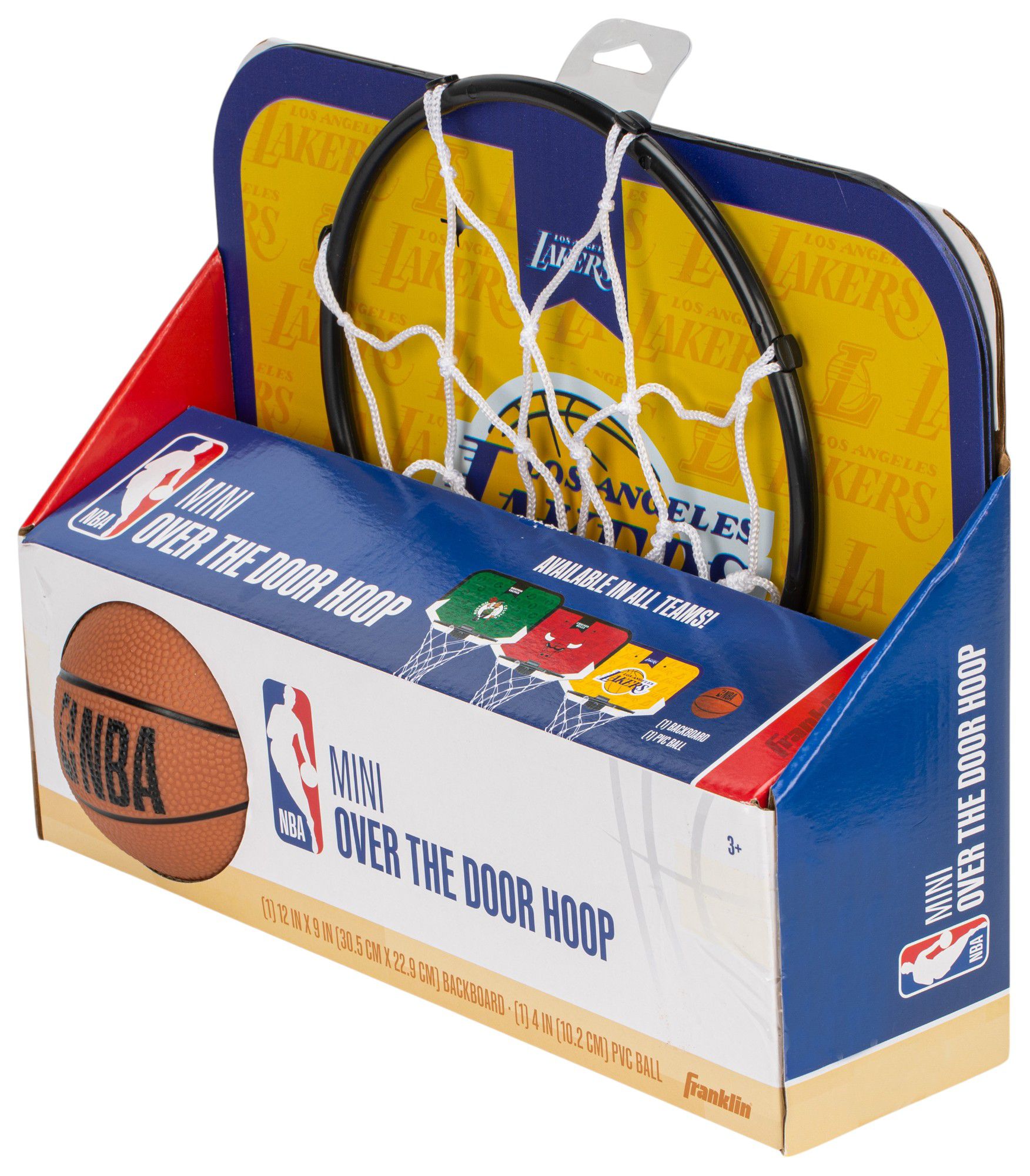 Franklin Unisex Los Angeles Lakers Over The Door Mini Basketball Hoop and Ball Set product image