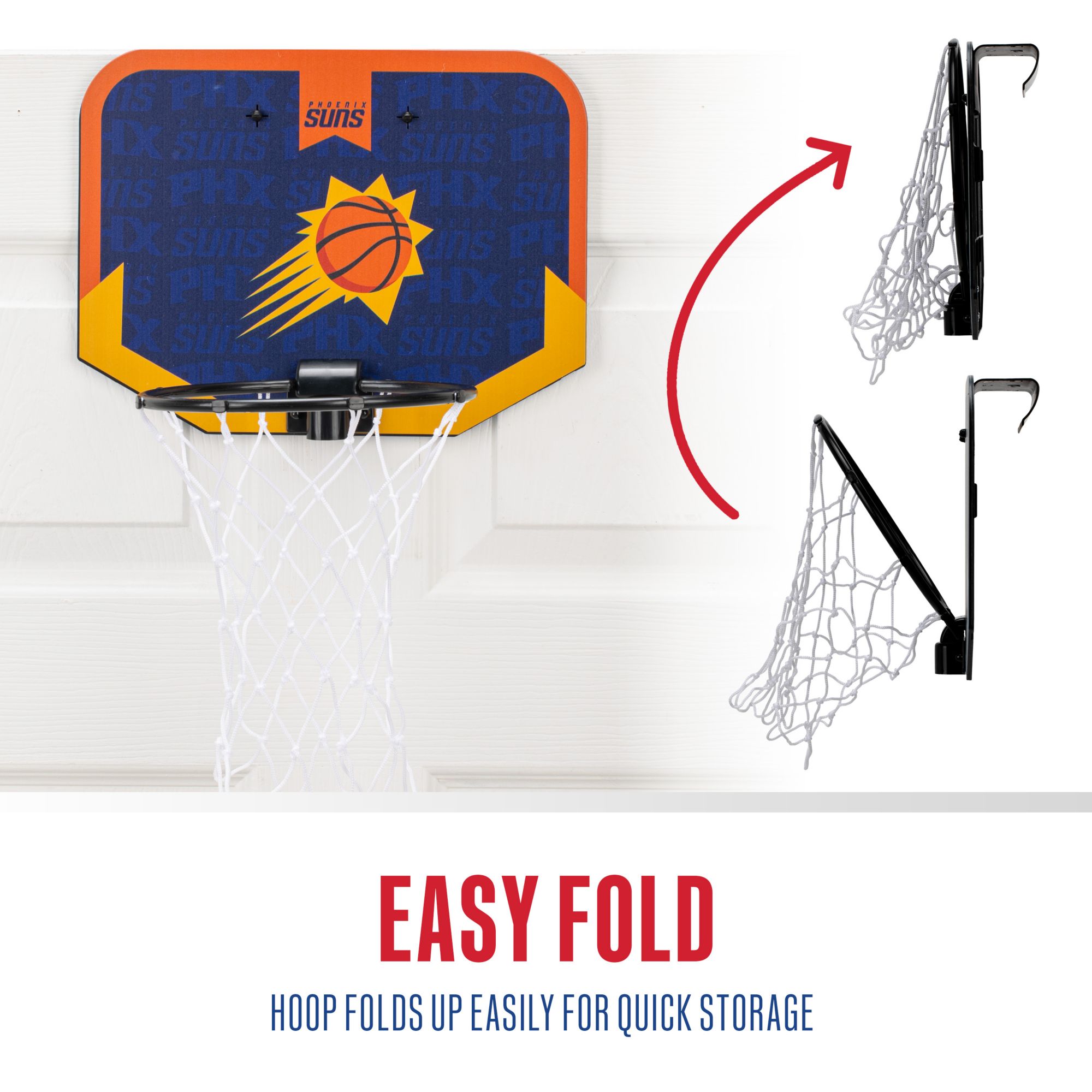 Franklin Unisex Phoenix Suns Over The Door Mini Basketball Hoop and Ball Set product image