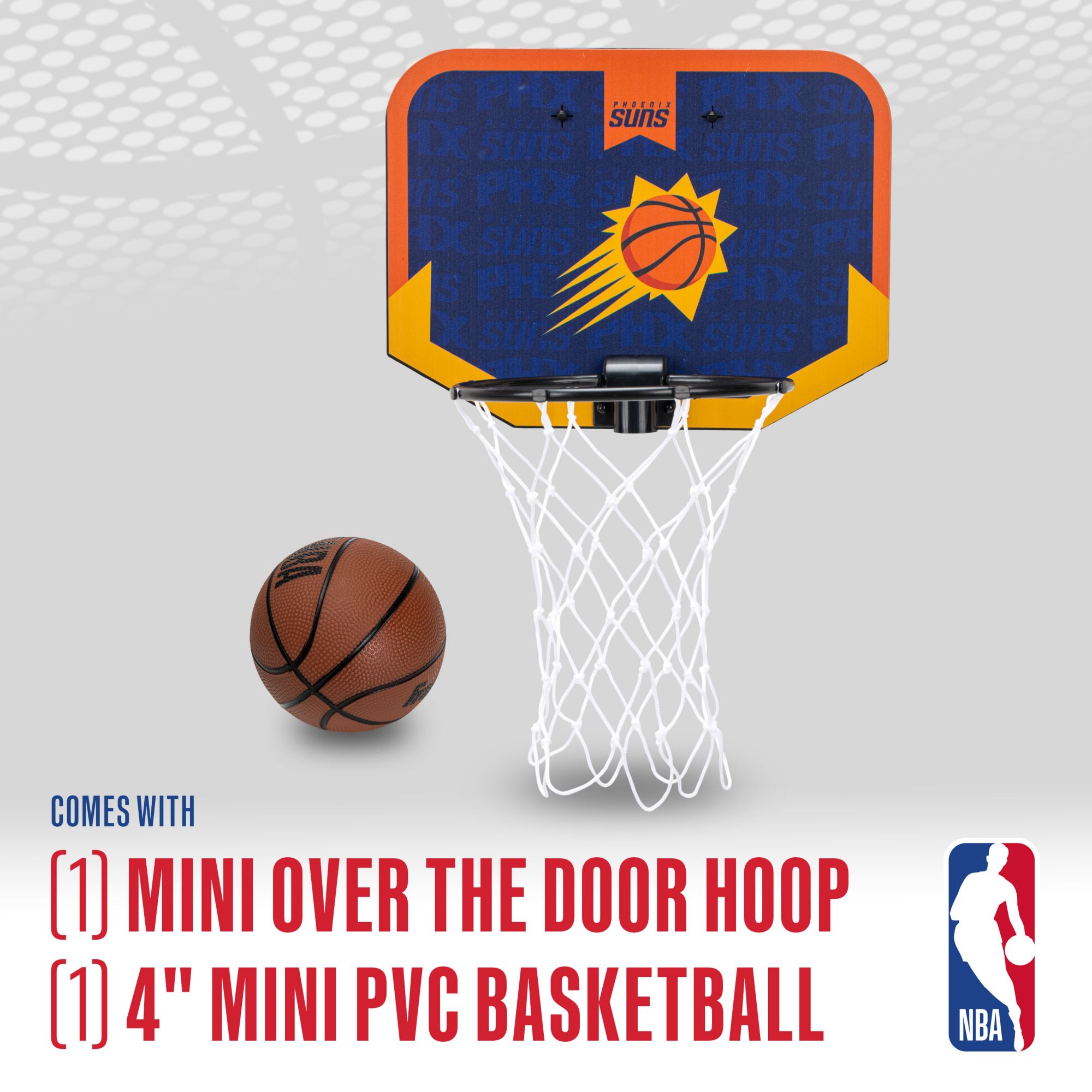 Franklin Unisex Phoenix Suns Over The Door Mini Basketball Hoop and Ball Set product image