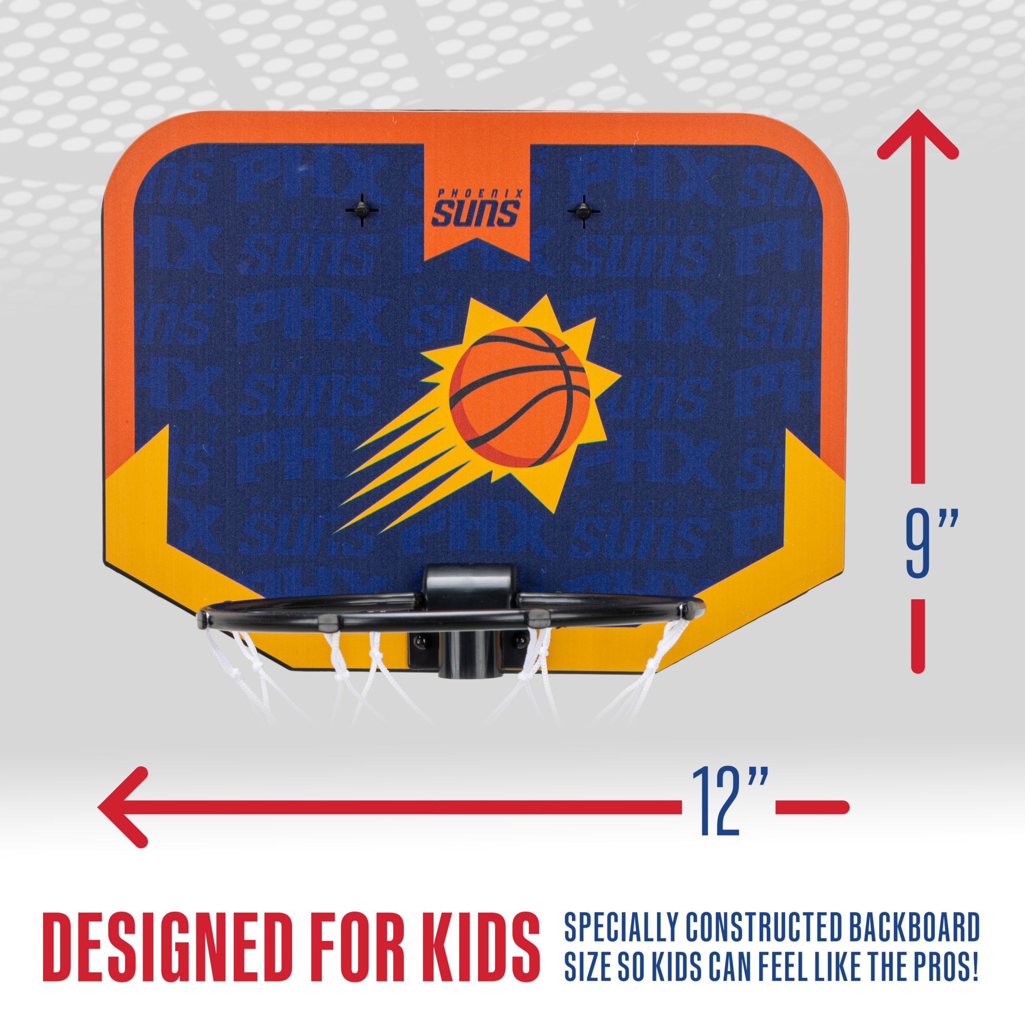 Franklin Unisex Phoenix Suns Over The Door Mini Basketball Hoop and Ball Set product image