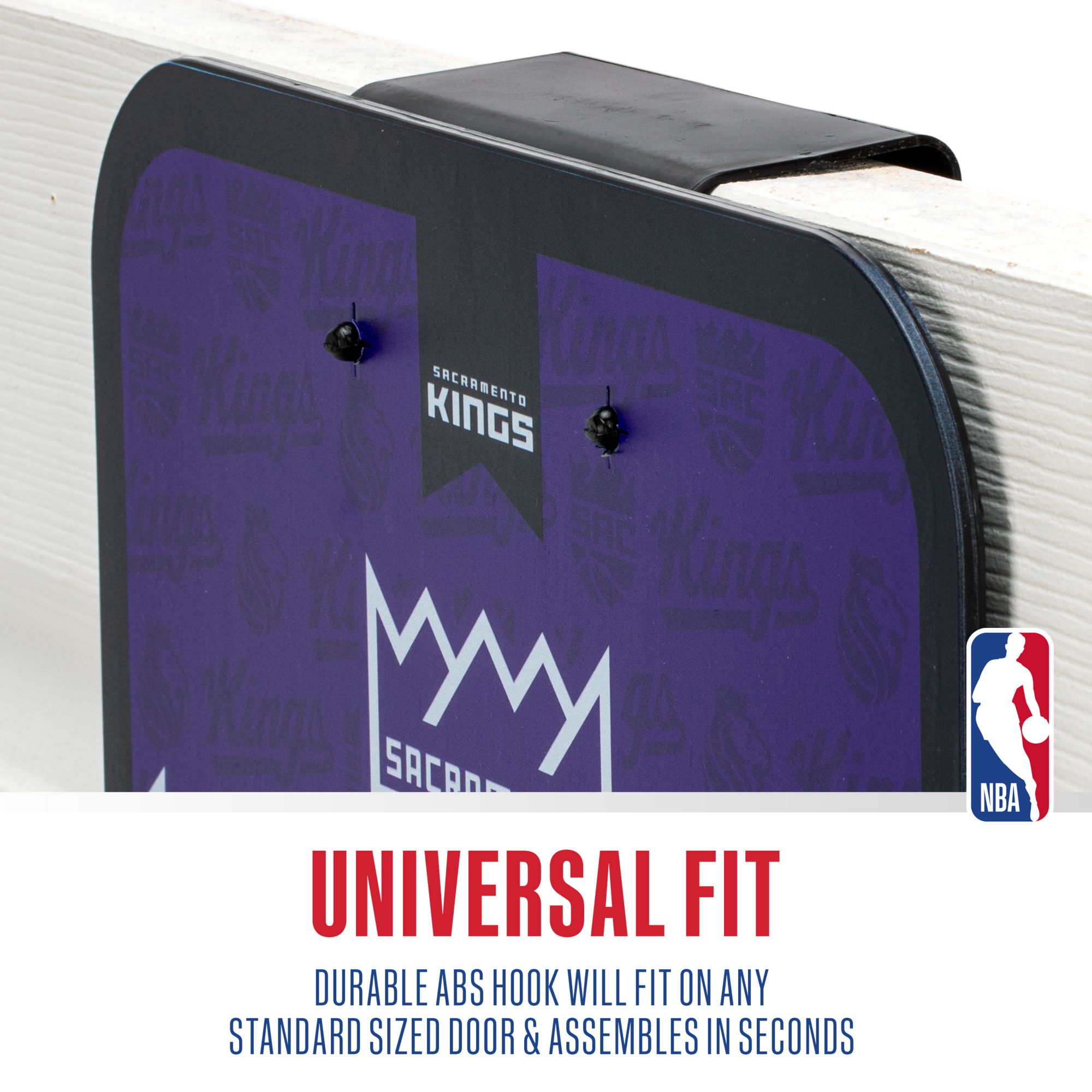 Franklin Unisex Sacramento Kings Over The Door Mini Basketball Hoop and Ball Set product image